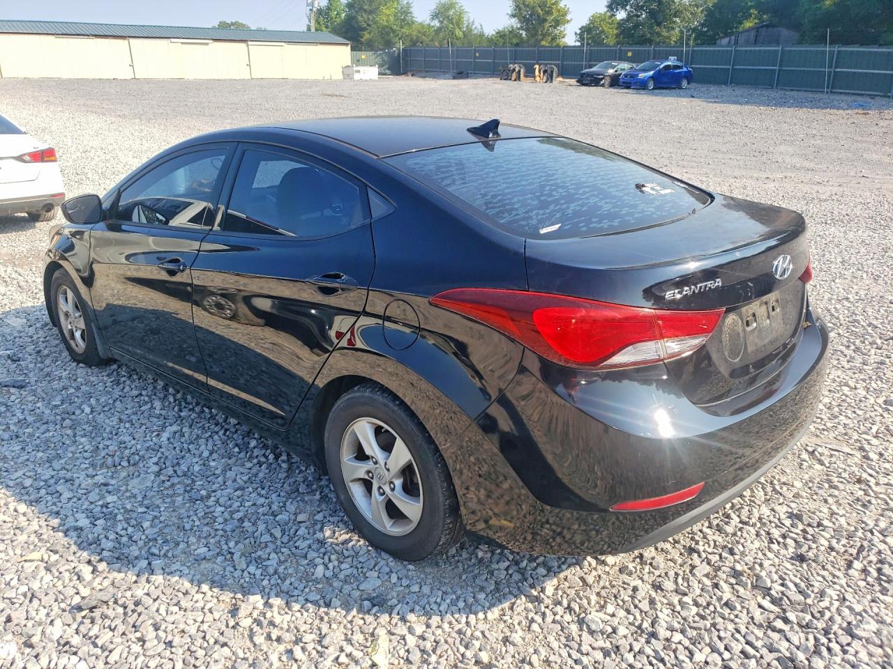 2014 Hyundai Elantra Se Black vin: KMHDH4AE0EU207026