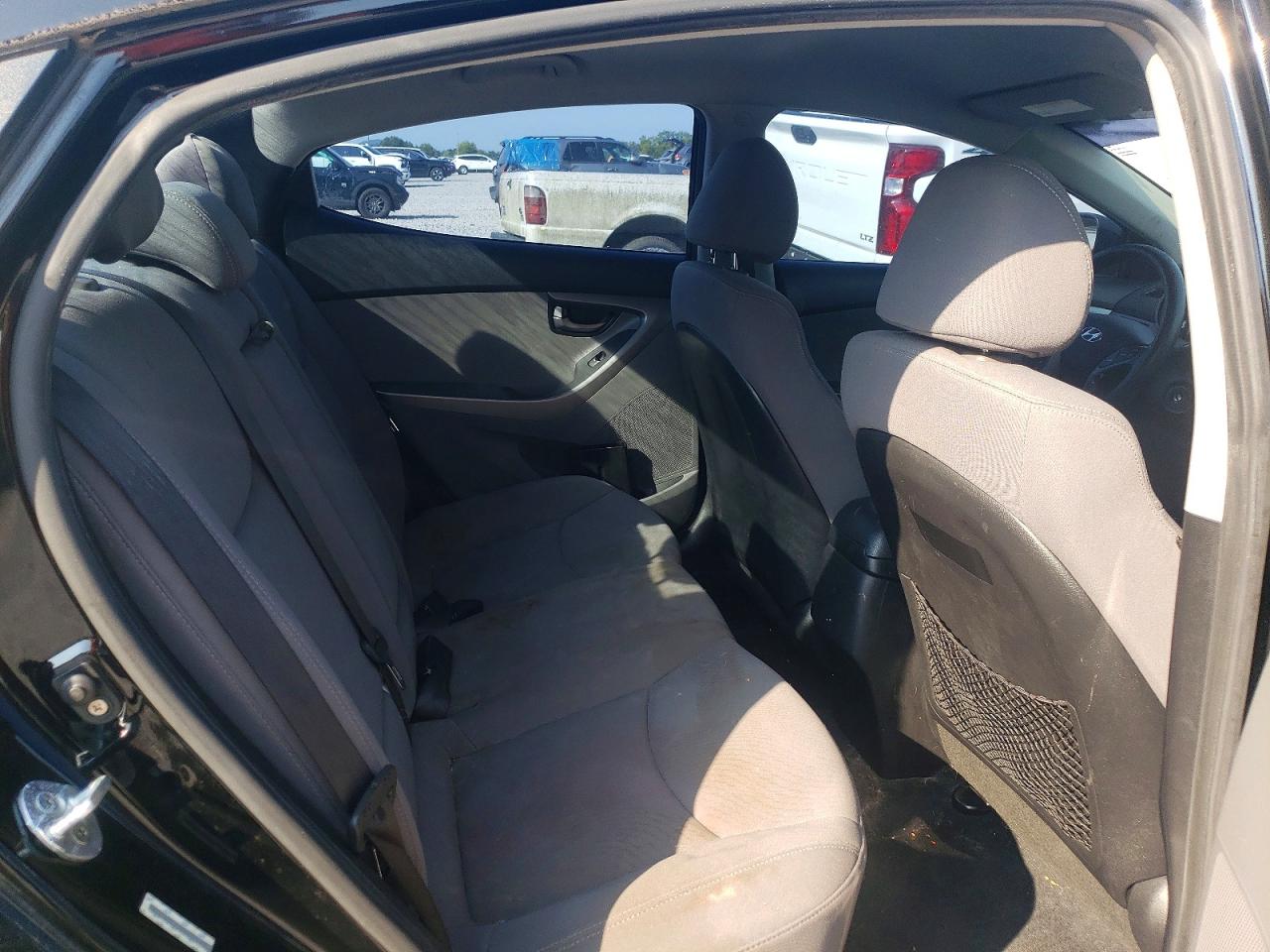 2014 Hyundai Elantra Se Black vin: KMHDH4AE0EU207026