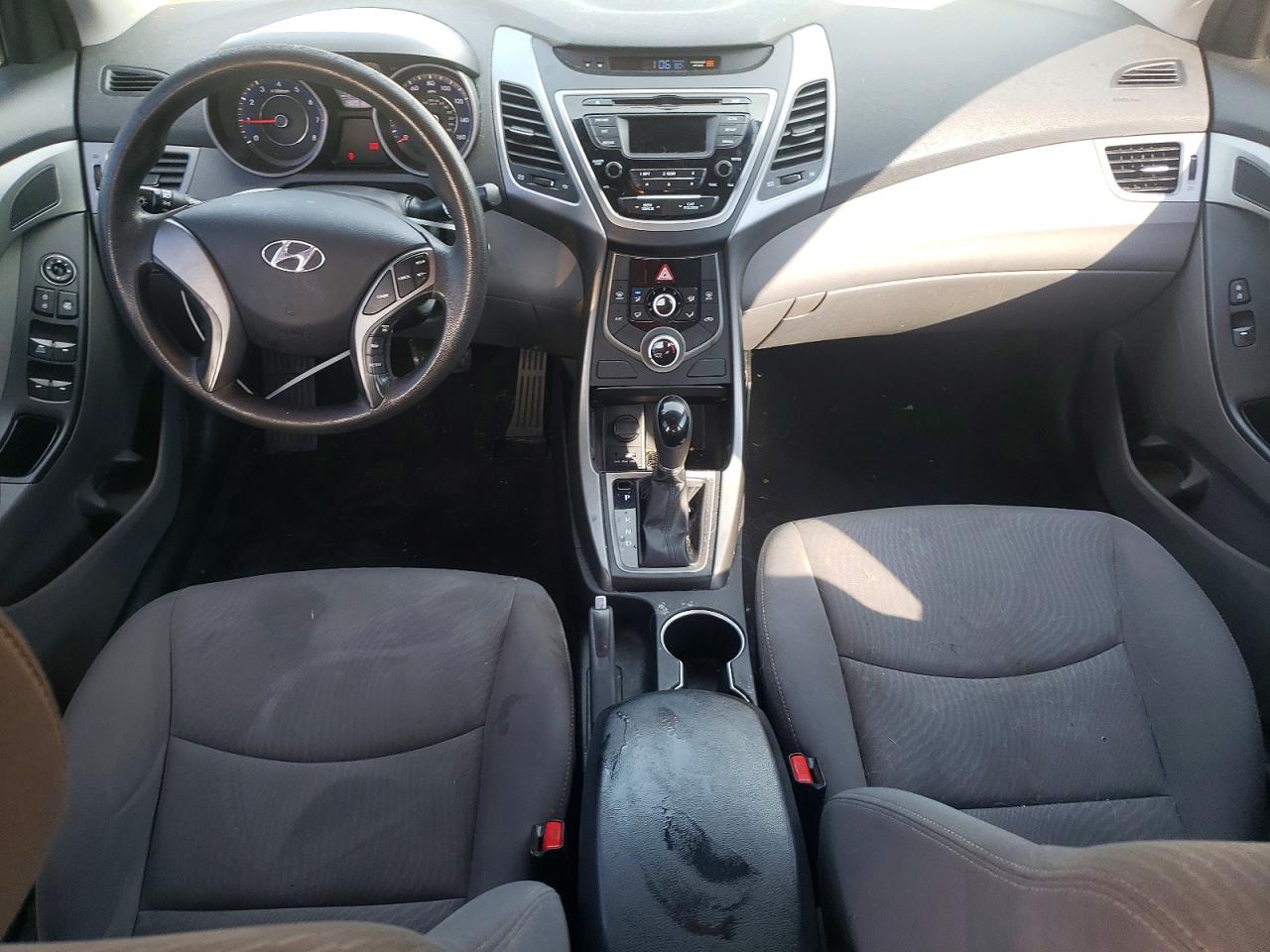 2014 Hyundai Elantra Se Black vin: KMHDH4AE0EU207026
