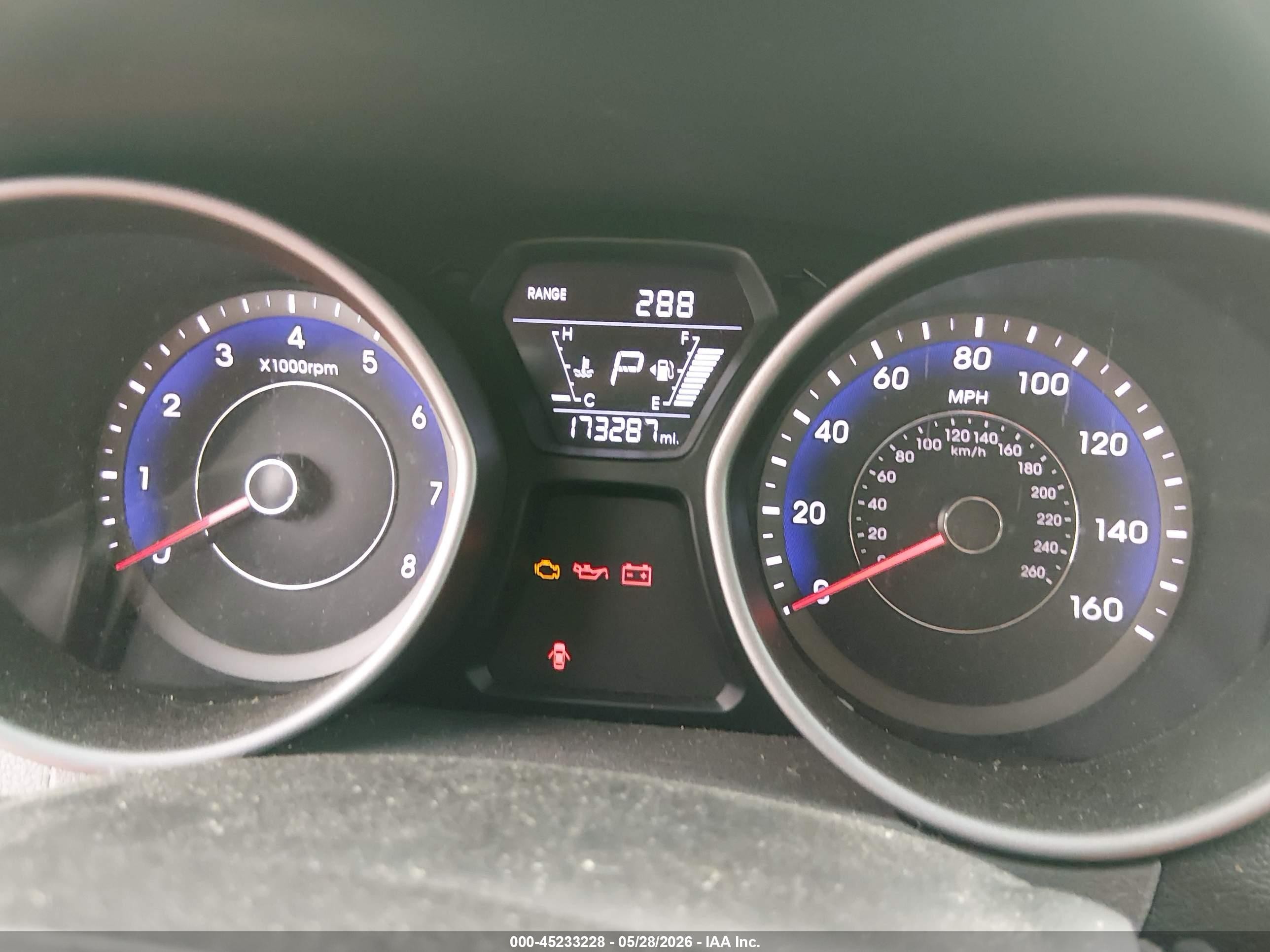 2014 Hyundai Elantra Se Silver vin: KMHDH4AE0EU207401