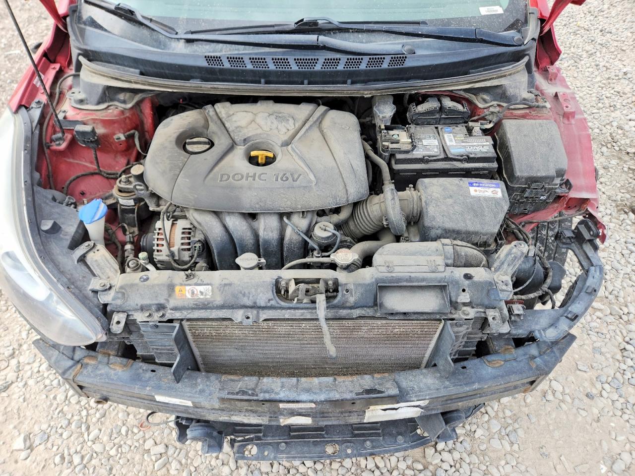 2015 Hyundai Elantra Limited Бордовый vin: KMHDH4AE0FU223762