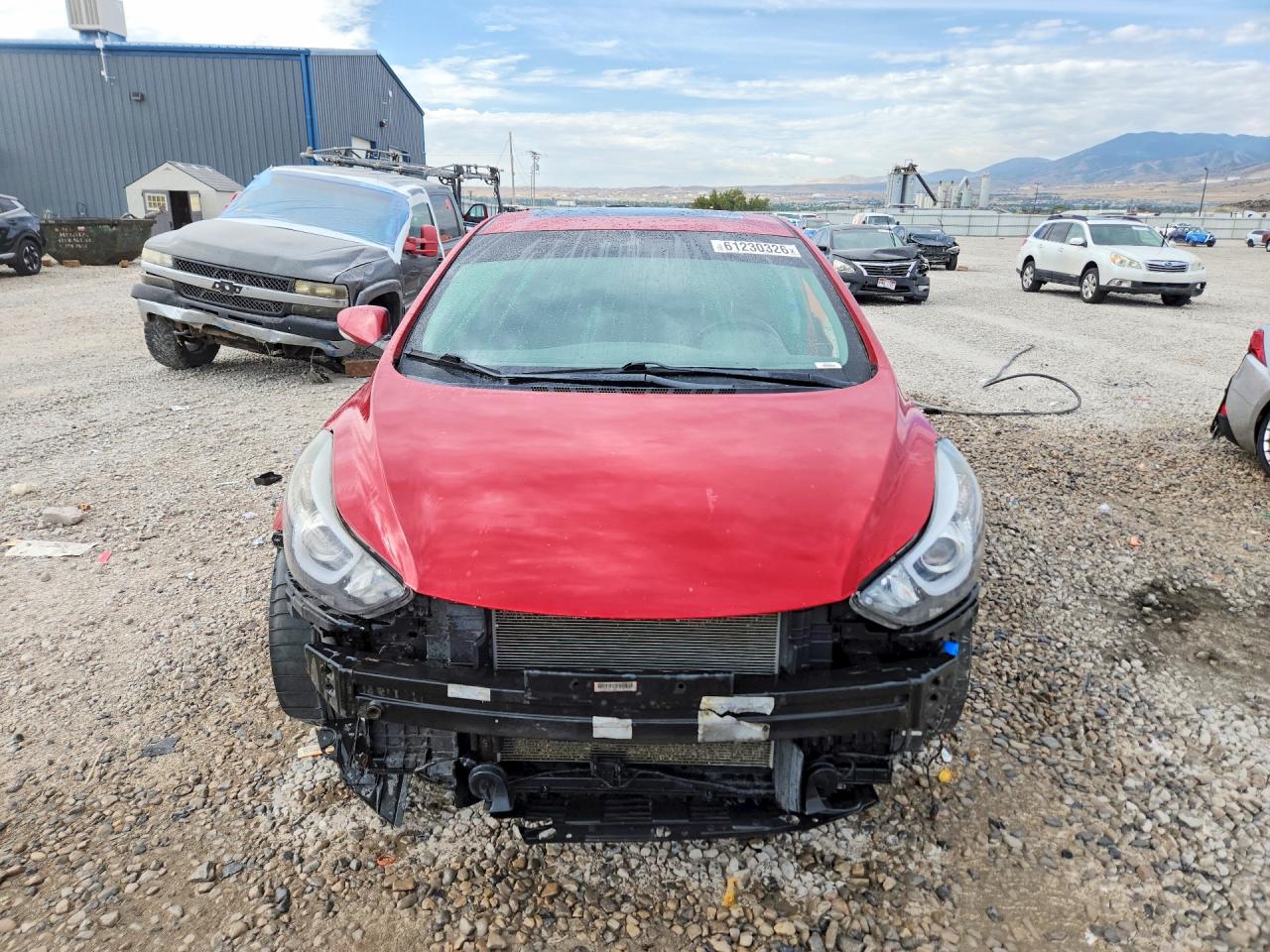 2015 Hyundai Elantra Limited Бордовый vin: KMHDH4AE0FU223762