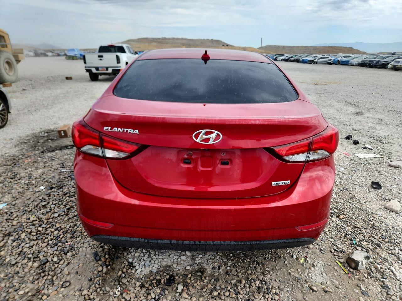 2015 Hyundai Elantra Limited Бордовый vin: KMHDH4AE0FU223762