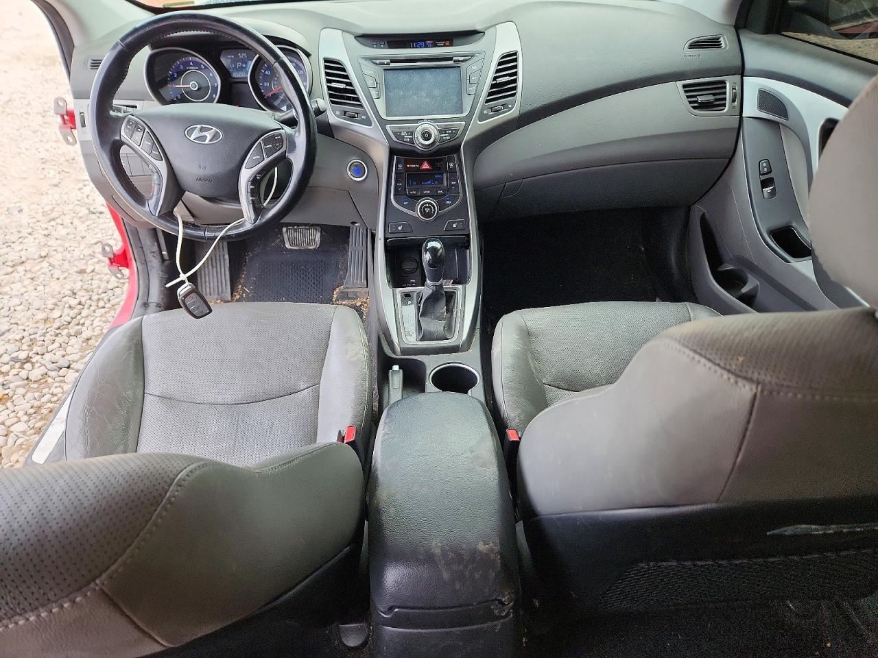 2015 Hyundai Elantra Limited Бордовый vin: KMHDH4AE0FU223762