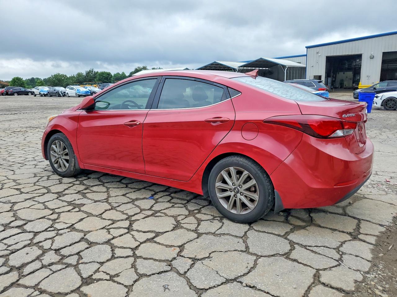 2015 Hyundai Elantra Se Red vin: KMHDH4AE0FU299188