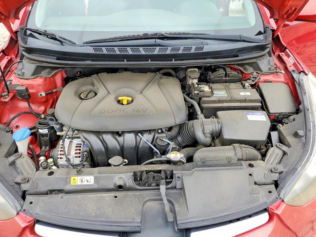 2015 Hyundai Elantra Se Red vin: KMHDH4AE0FU299188