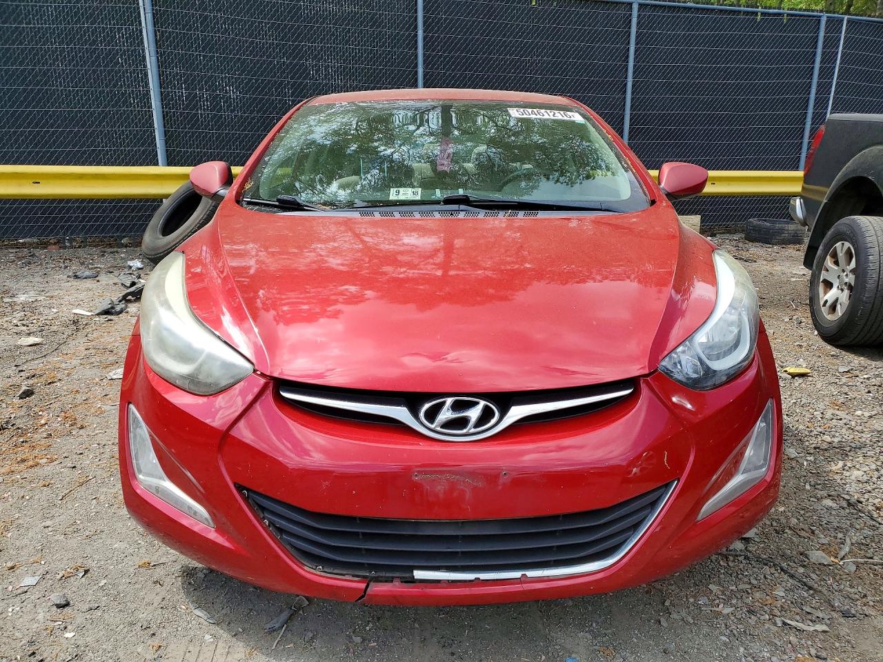 2015 Hyundai Elantra Se Red vin: KMHDH4AE0FU300419