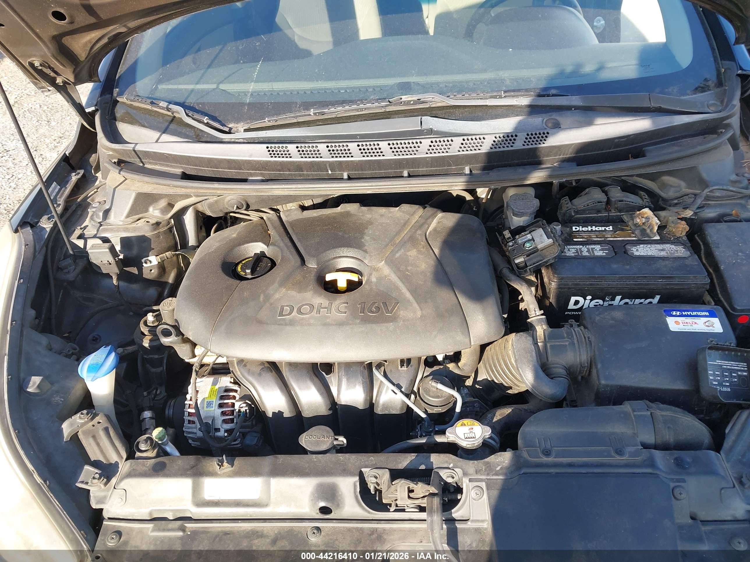 2015 Hyundai Elantra Se Черный vin: KMHDH4AE0FU300968