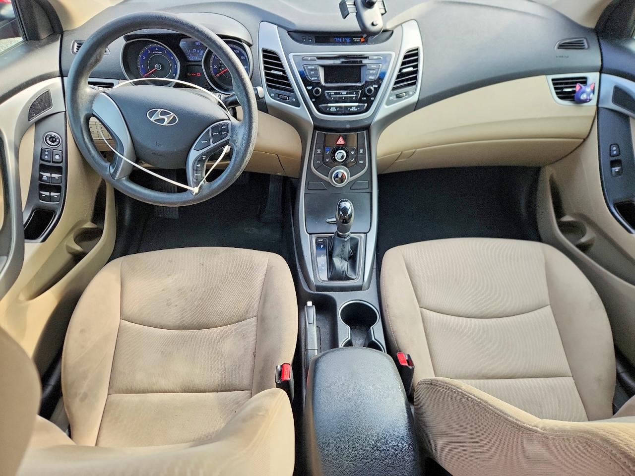 2015 Hyundai Elantra Red vin: KMHDH4AE0FU322274