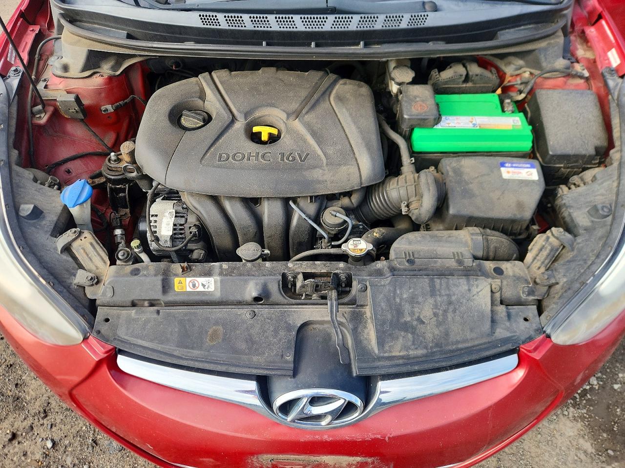2015 Hyundai Elantra Red vin: KMHDH4AE0FU322274