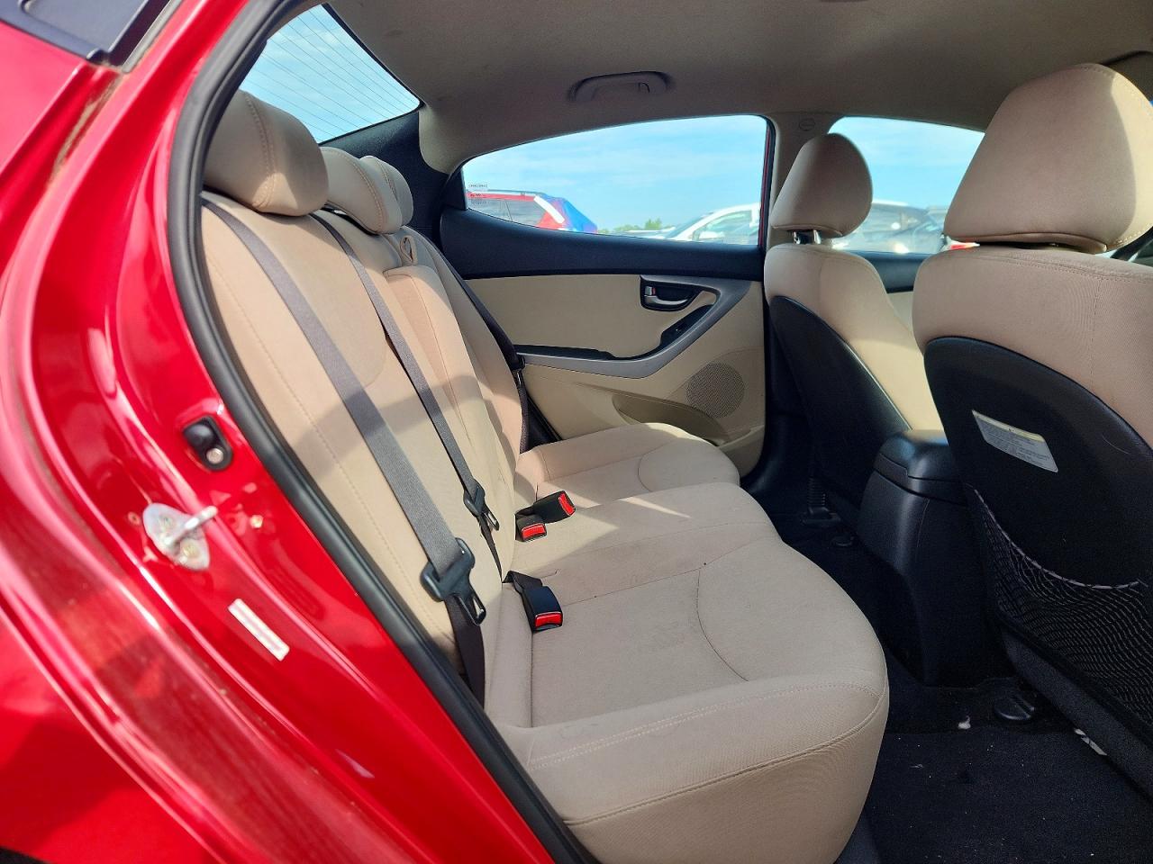 2015 Hyundai Elantra Red vin: KMHDH4AE0FU322274