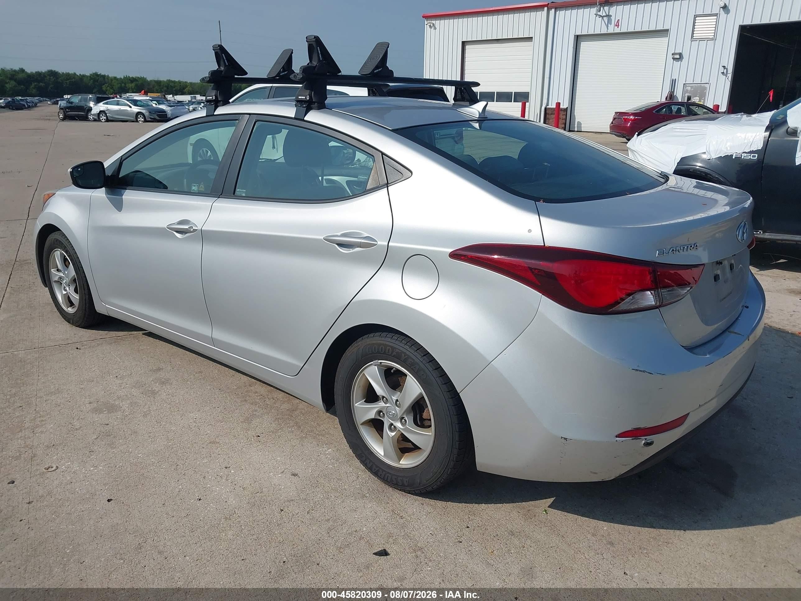 2015 Hyundai Elantra Se Gray vin: KMHDH4AE0FU323103