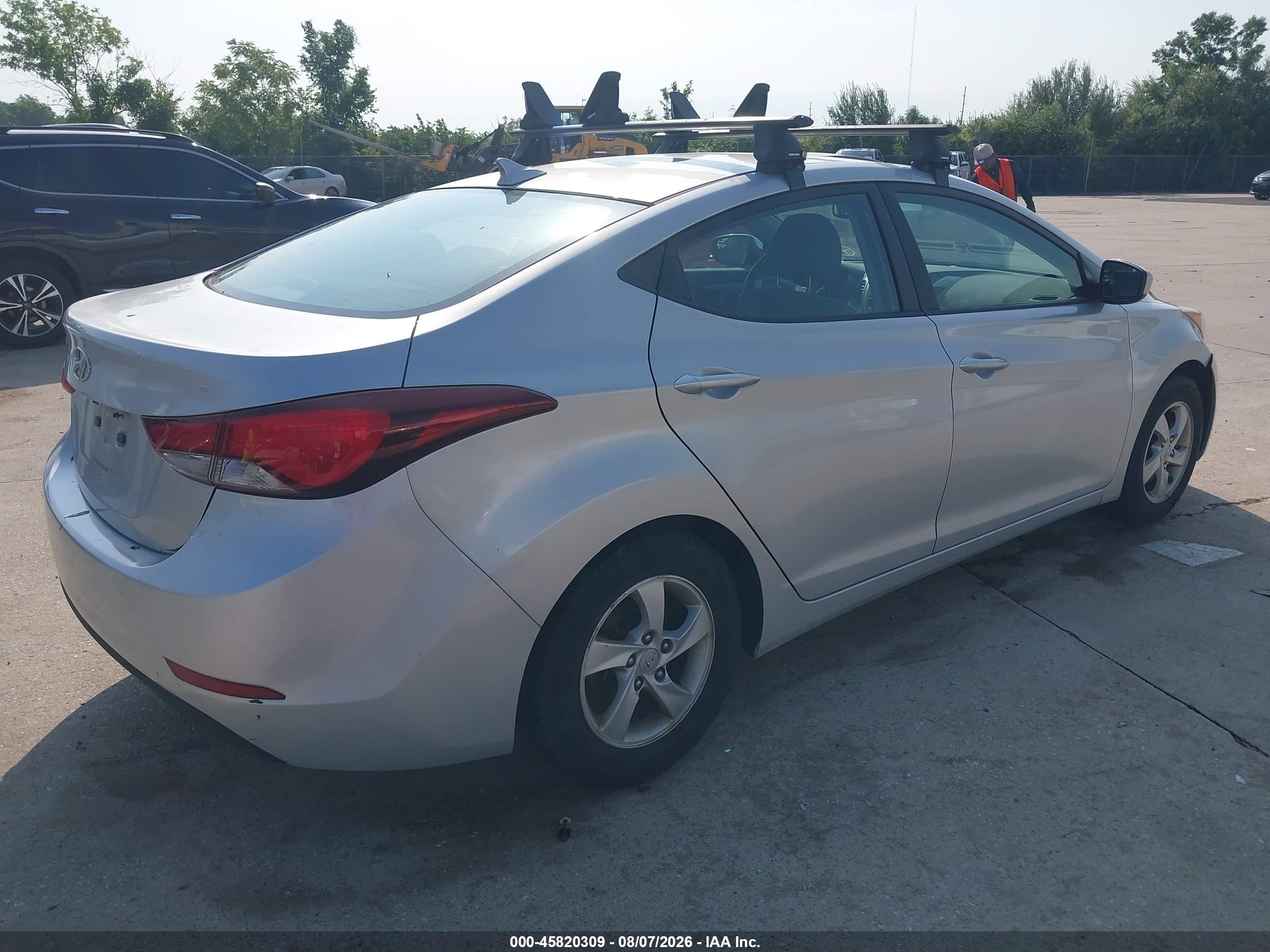 2015 Hyundai Elantra Se Gray vin: KMHDH4AE0FU323103