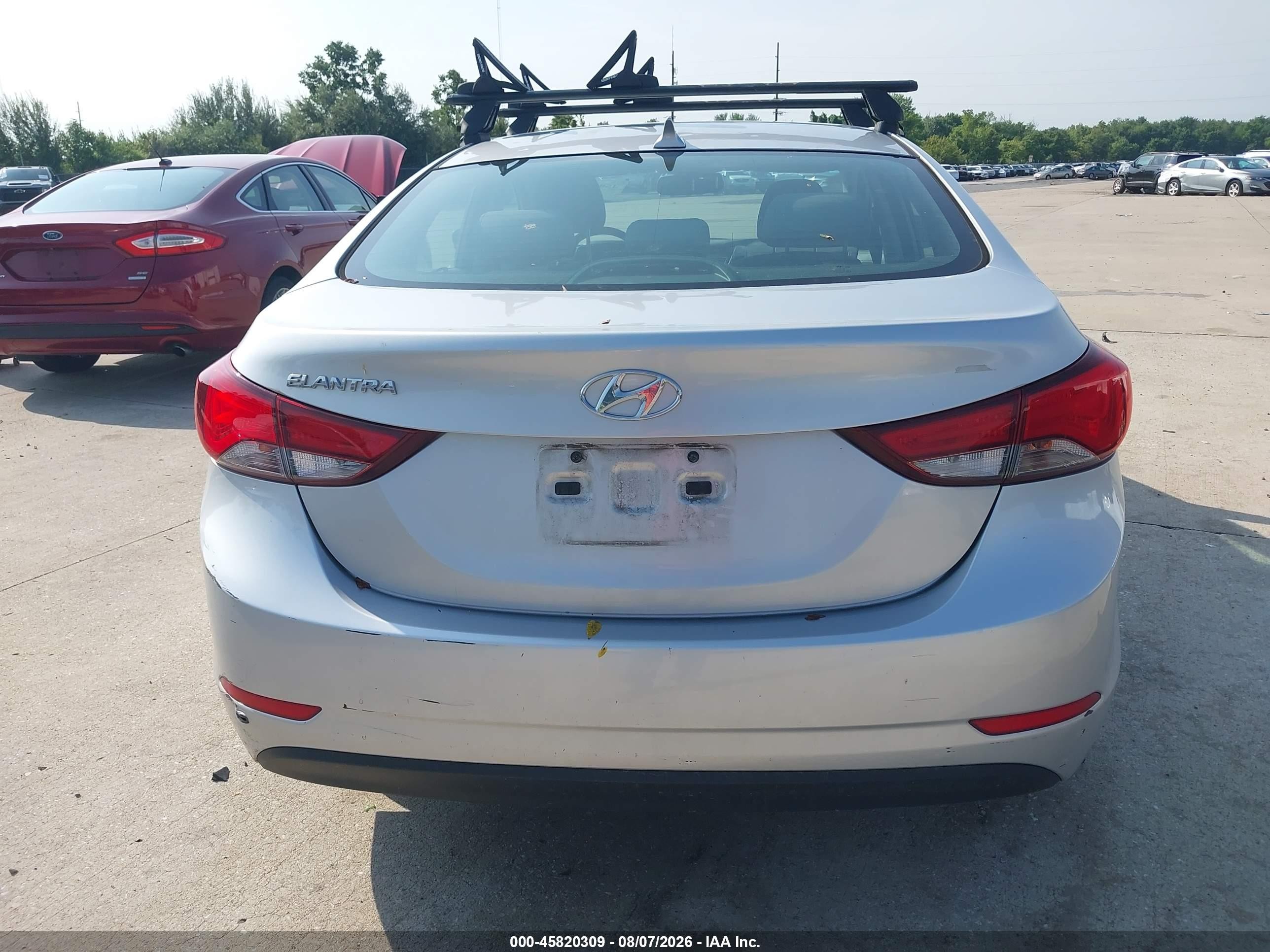 2015 Hyundai Elantra Se Gray vin: KMHDH4AE0FU323103