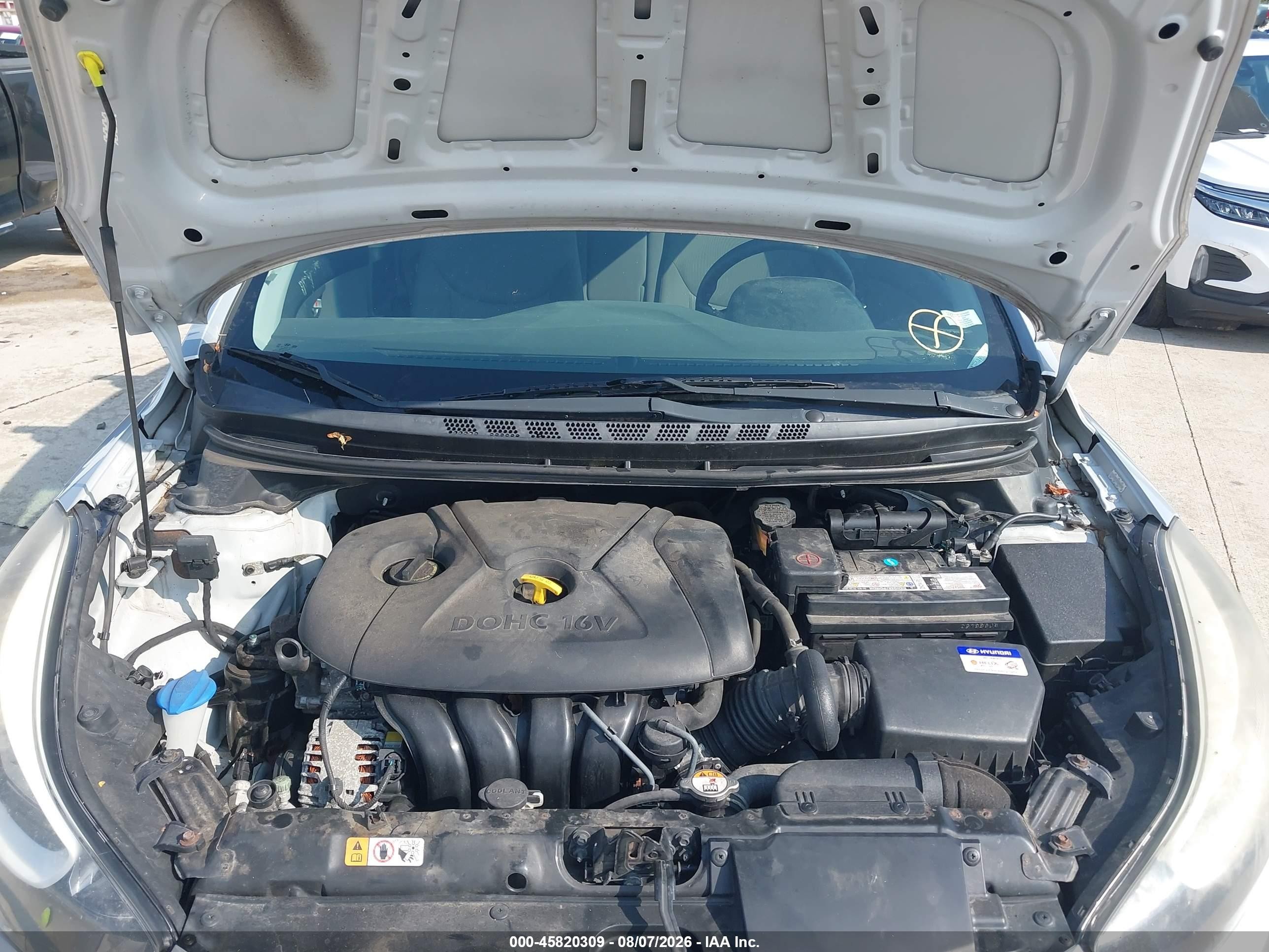 2015 Hyundai Elantra Se Gray vin: KMHDH4AE0FU323103