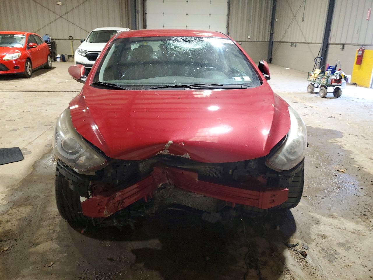 2015 Hyundai Elantra Limited Red vin: KMHDH4AE0FU326163
