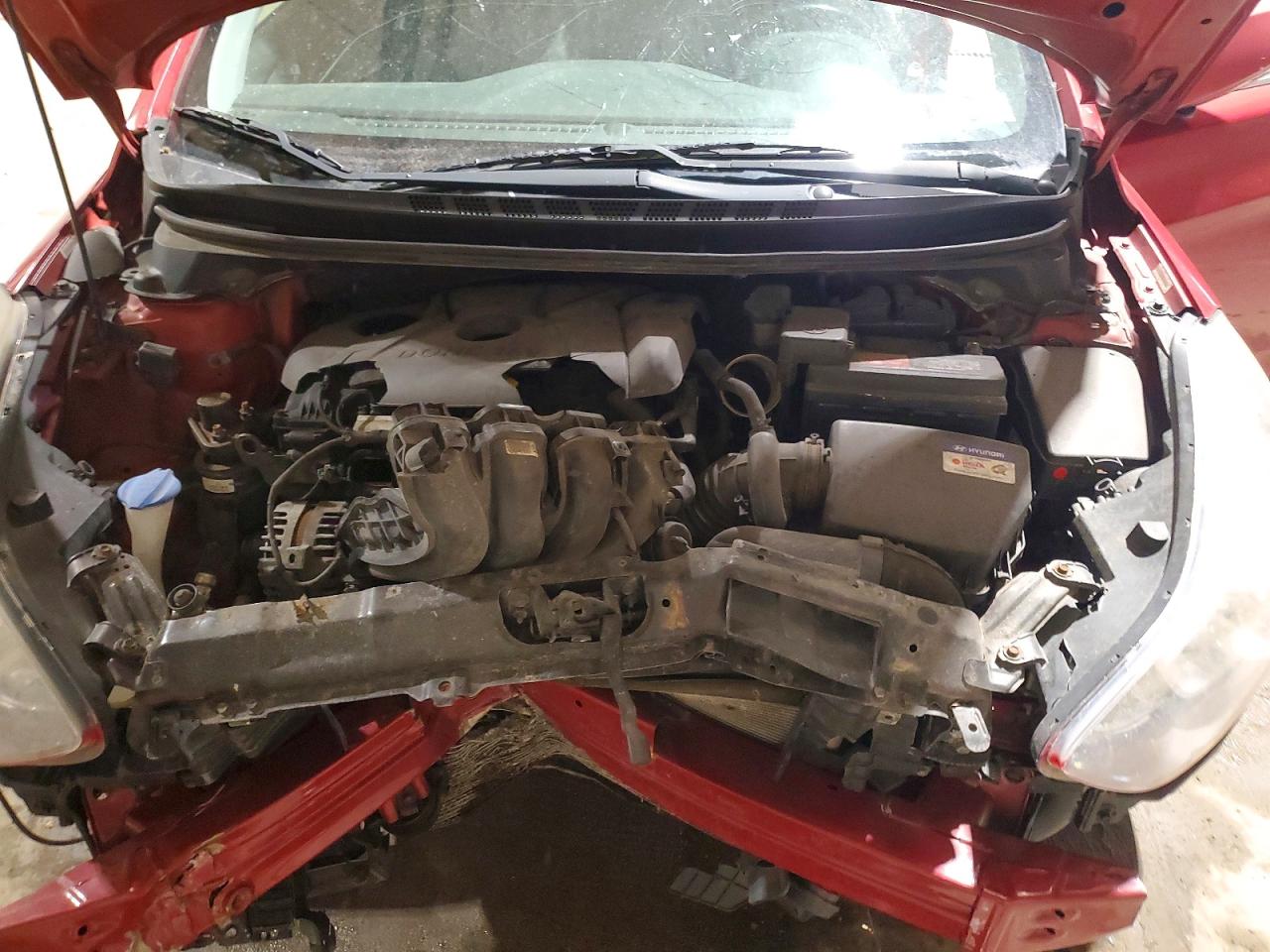 2015 Hyundai Elantra Limited Red vin: KMHDH4AE0FU326163