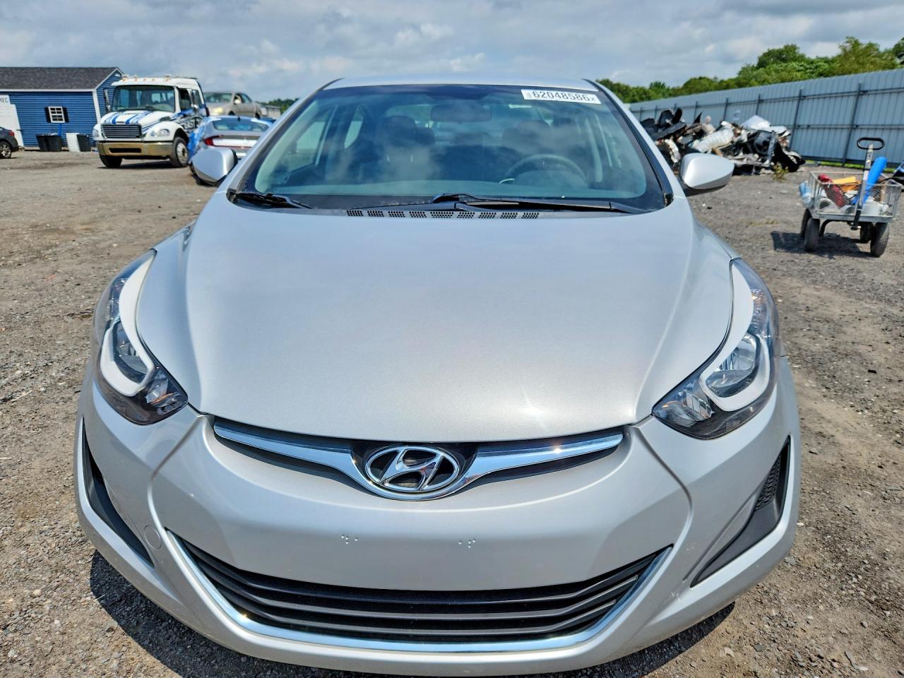 2015 Hyundai Elantra Se Серебряный vin: KMHDH4AE0FU328902