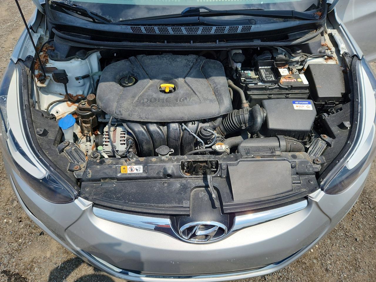 2015 Hyundai Elantra Se Серебряный vin: KMHDH4AE0FU328902