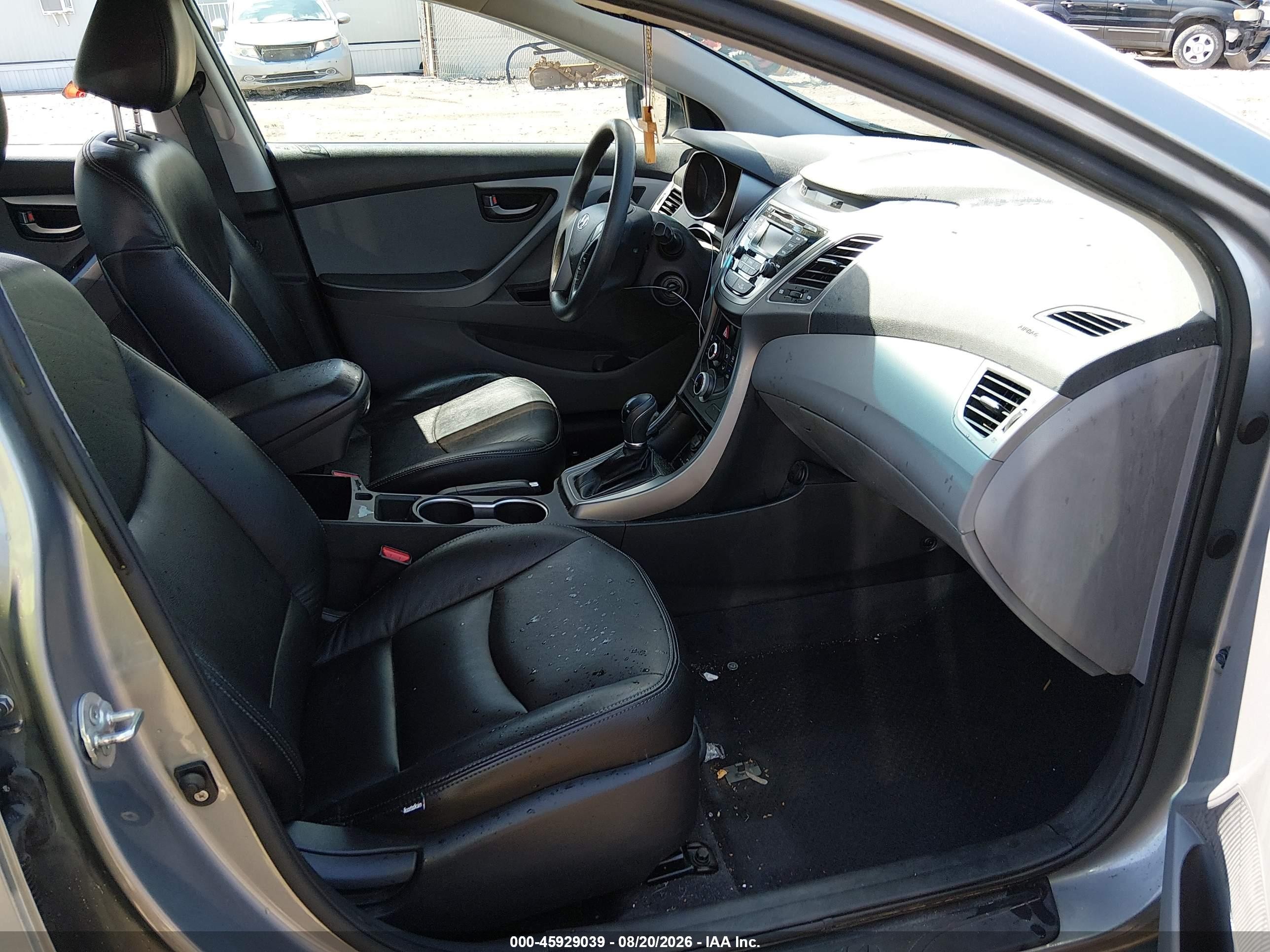2015 Hyundai Elantra Se Серый vin: KMHDH4AE0FU329581