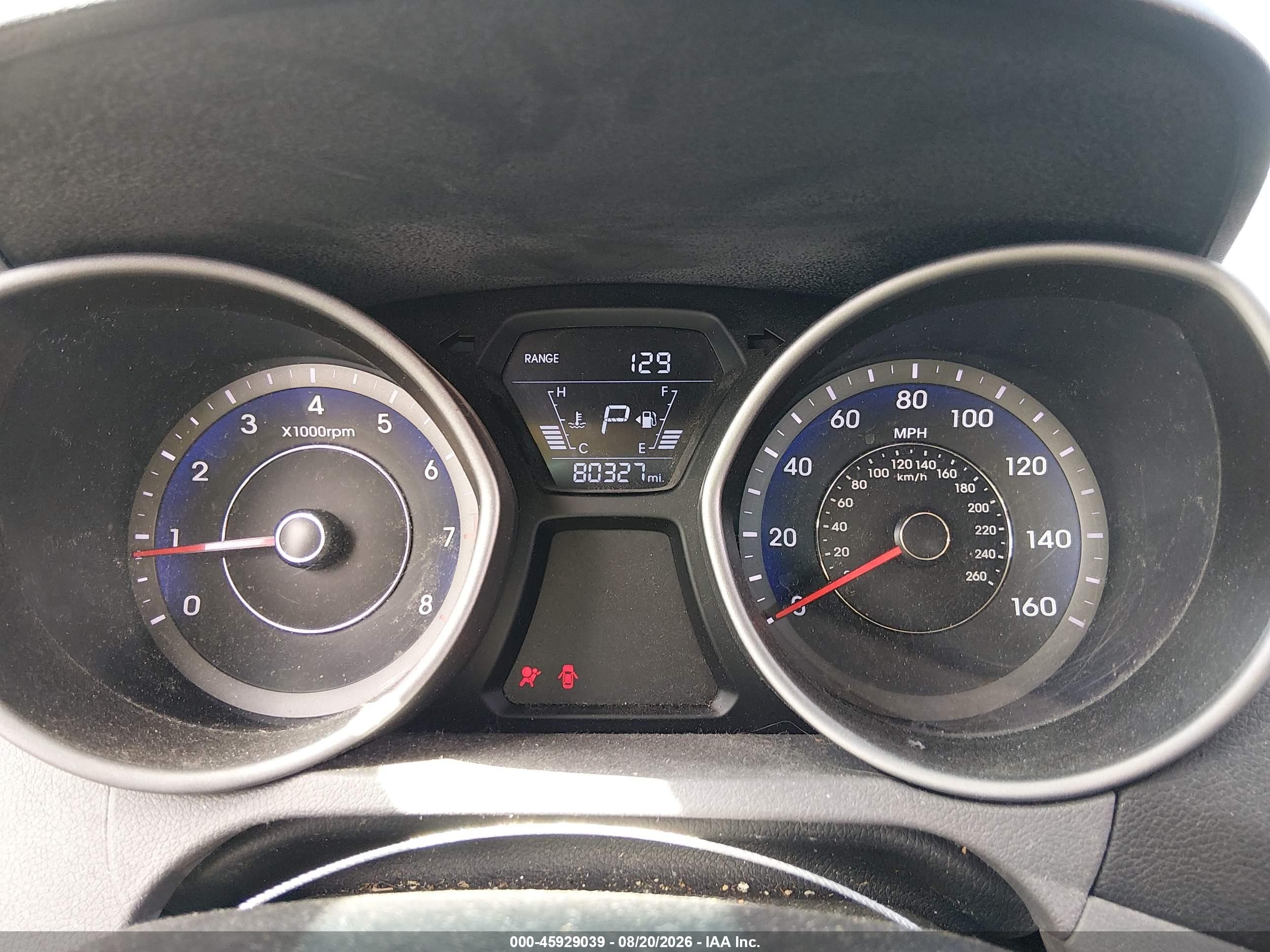 2015 Hyundai Elantra Se Серый vin: KMHDH4AE0FU329581