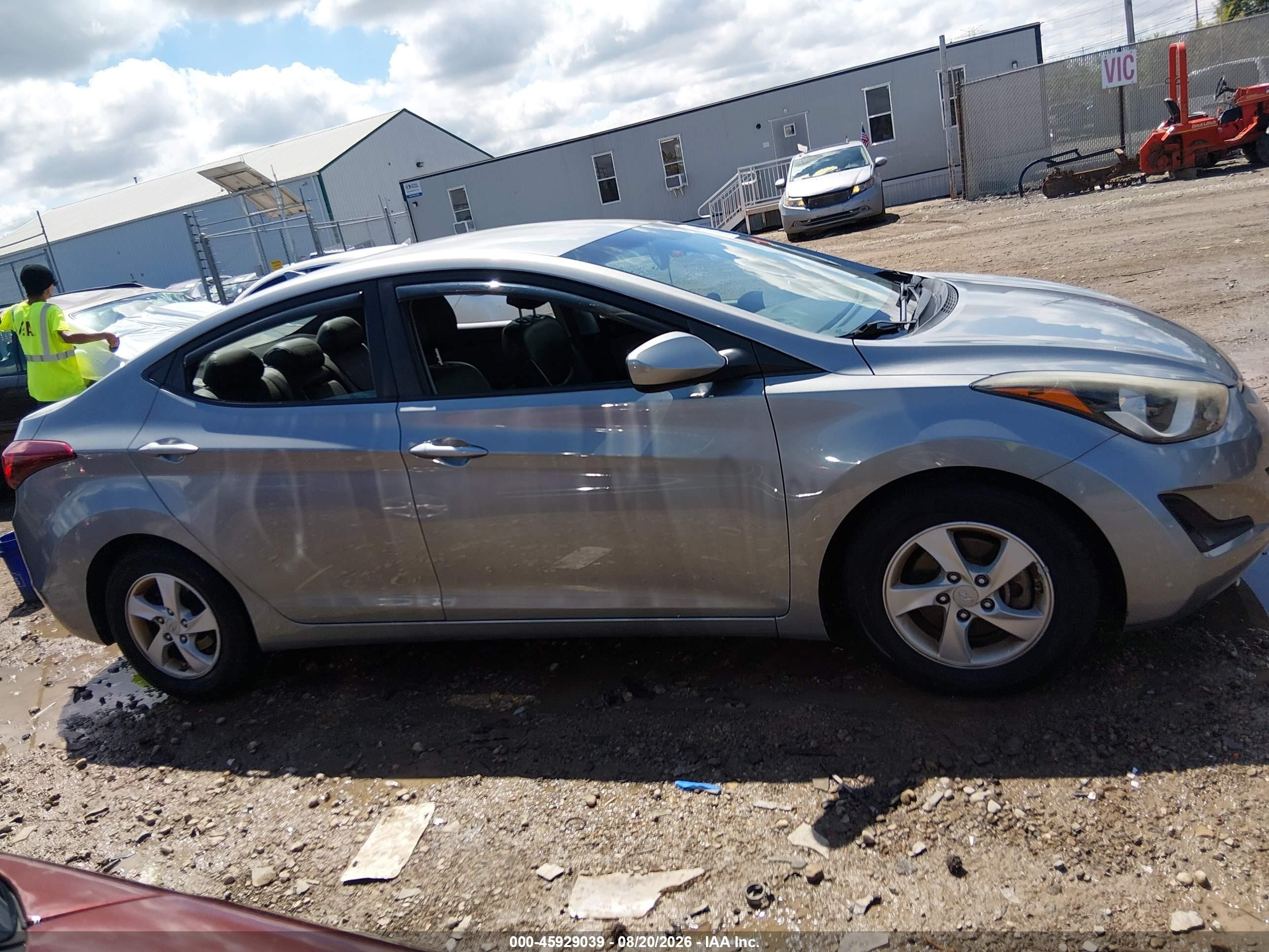 2015 Hyundai Elantra Se Серый vin: KMHDH4AE0FU329581