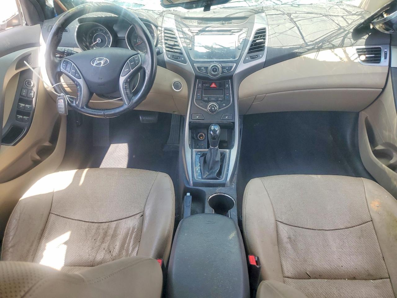 2015 Hyundai Elantra Limited Black vin: KMHDH4AE0FU357364