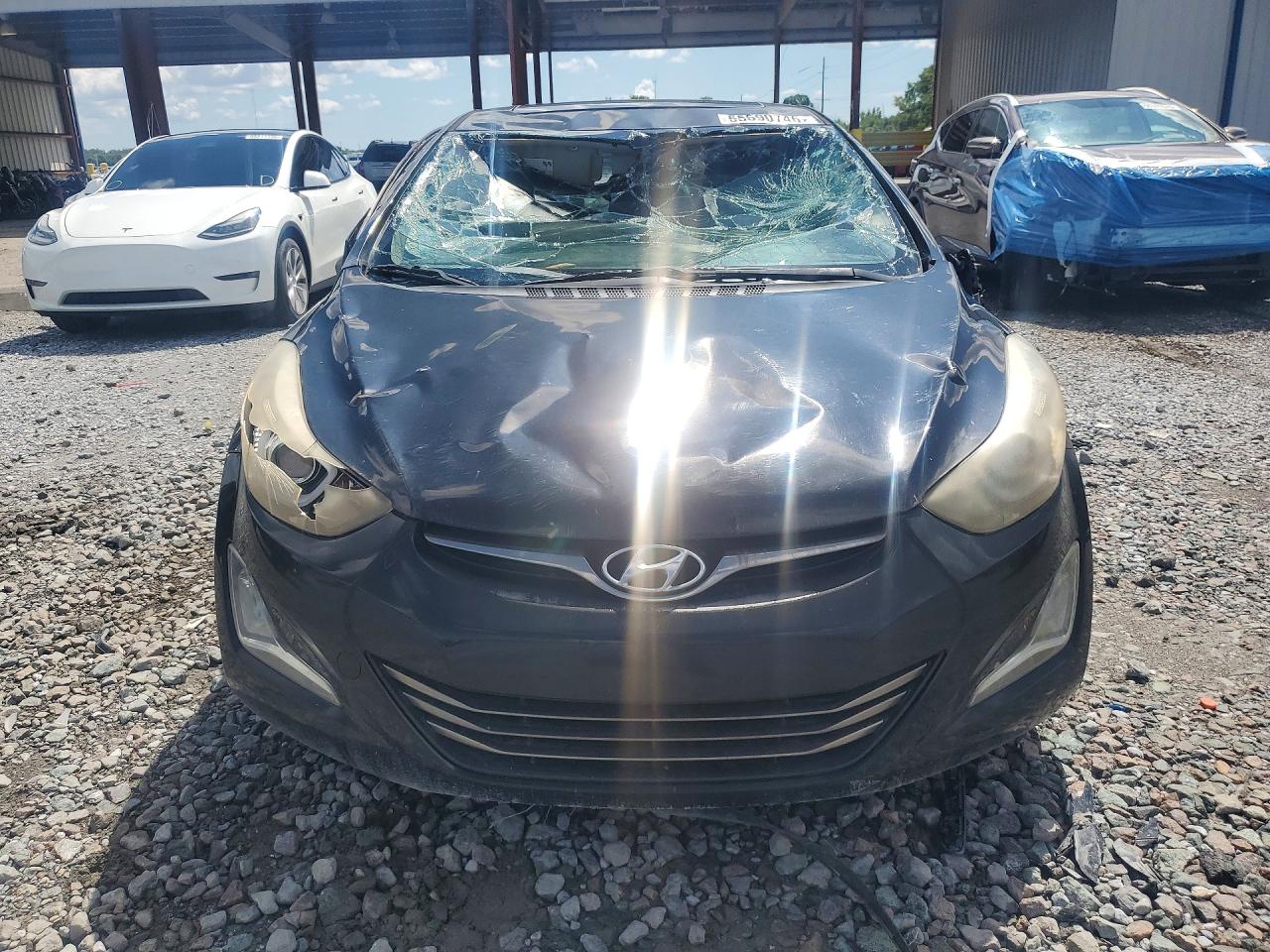 2015 Hyundai Elantra Limited Black vin: KMHDH4AE0FU357364