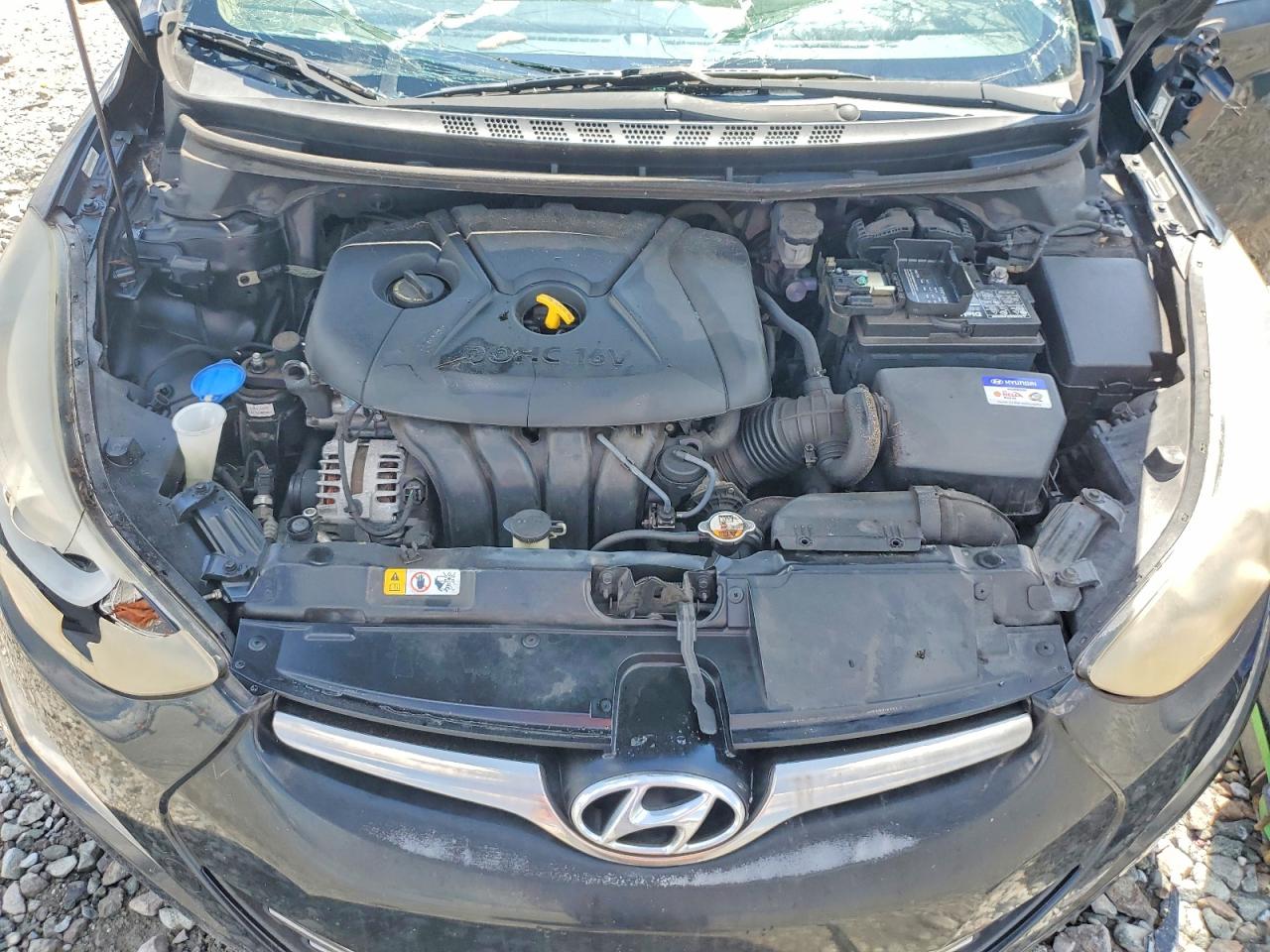 2015 Hyundai Elantra Limited Black vin: KMHDH4AE0FU357364