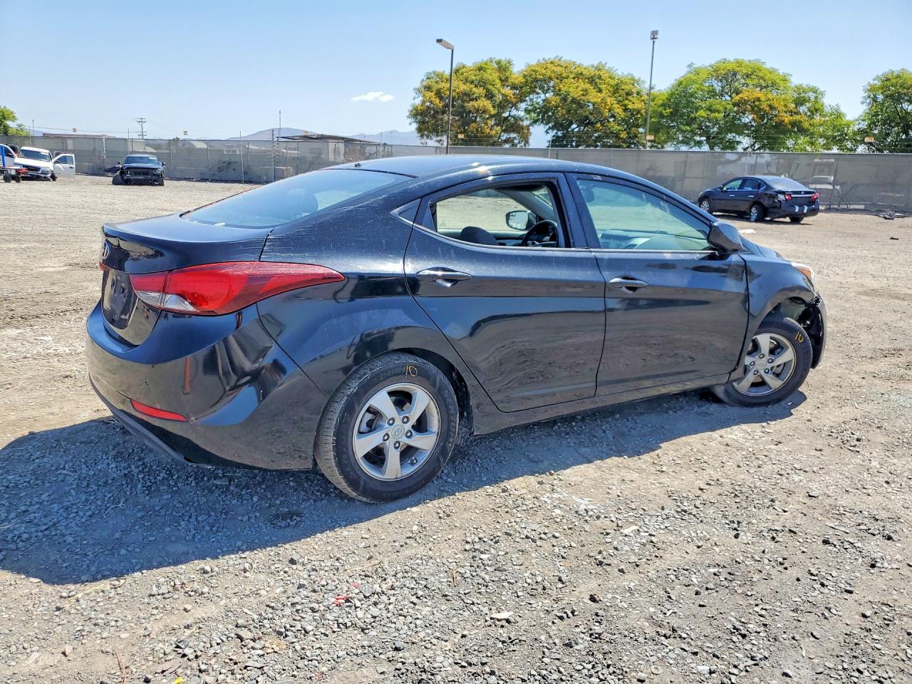 2015 Hyundai Elantra Se Black vin: KMHDH4AE0FU362421