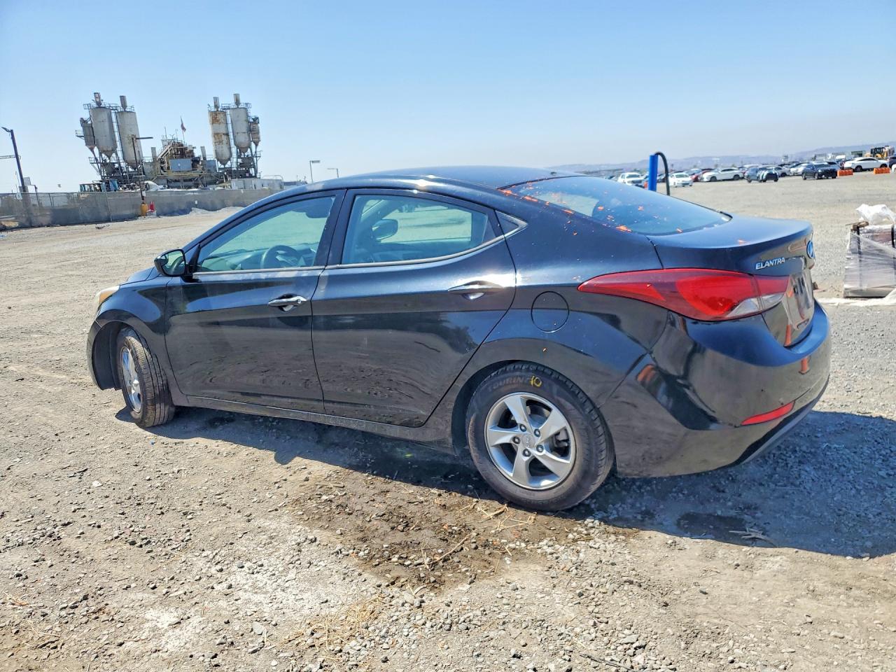 2015 Hyundai Elantra Se Black vin: KMHDH4AE0FU362421