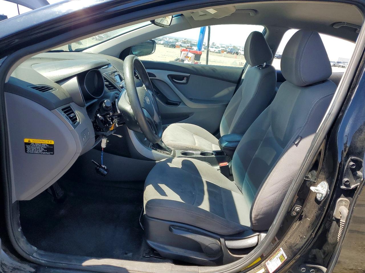 2015 Hyundai Elantra Se Black vin: KMHDH4AE0FU362421