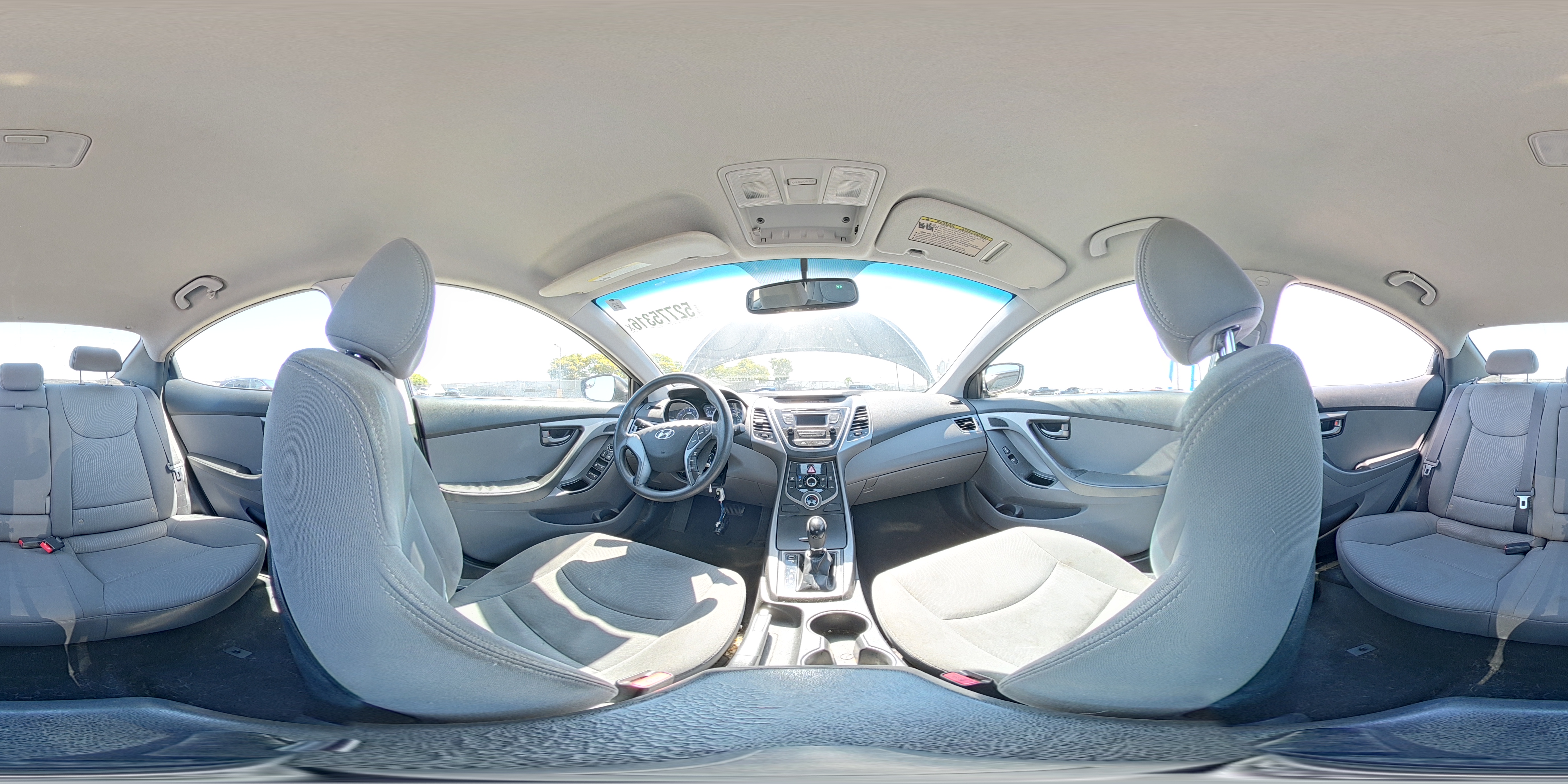 2015 Hyundai Elantra Se Black vin: KMHDH4AE0FU362421