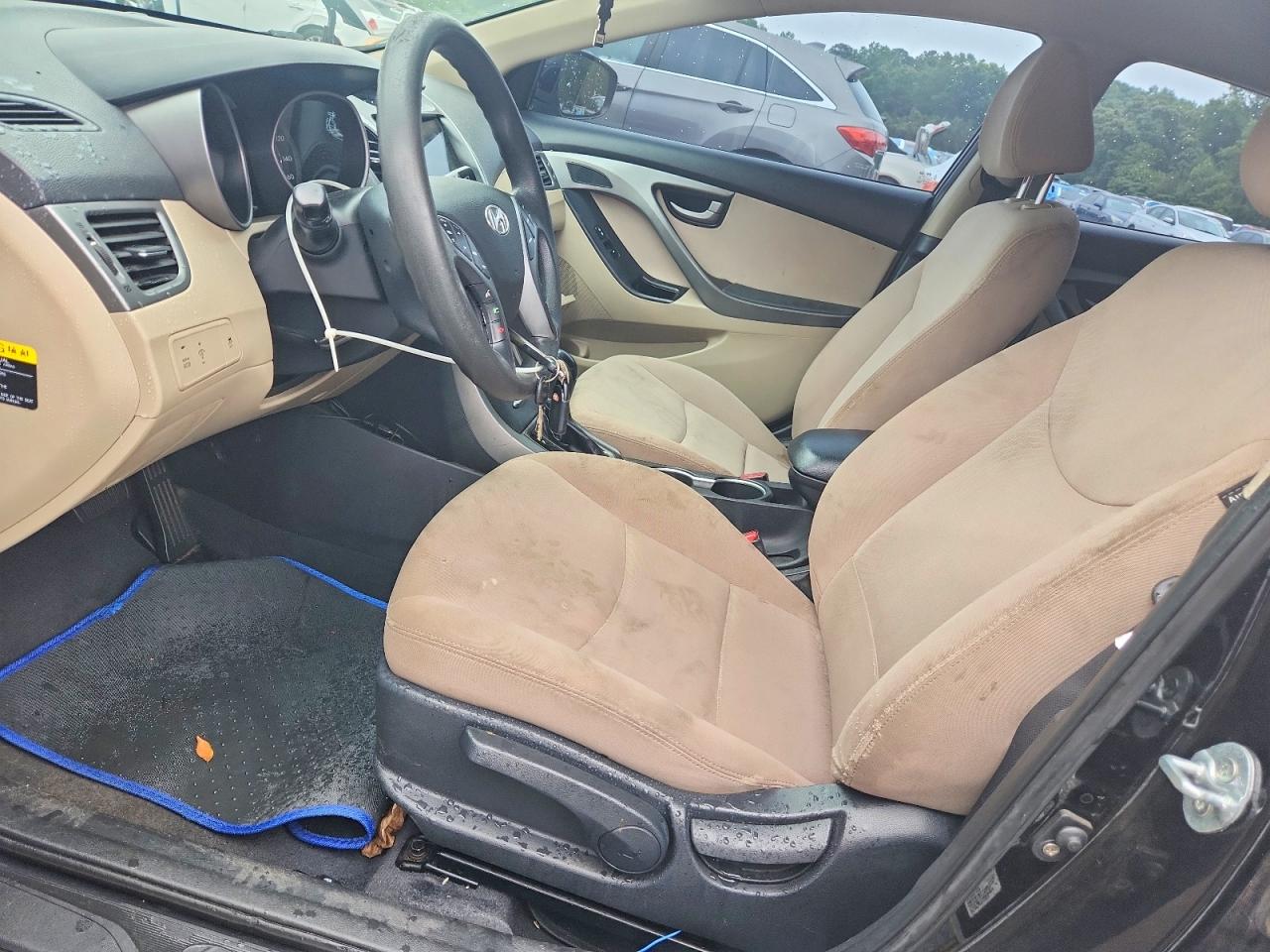 2015 Hyundai Elantra Se Black vin: KMHDH4AE0FU379445