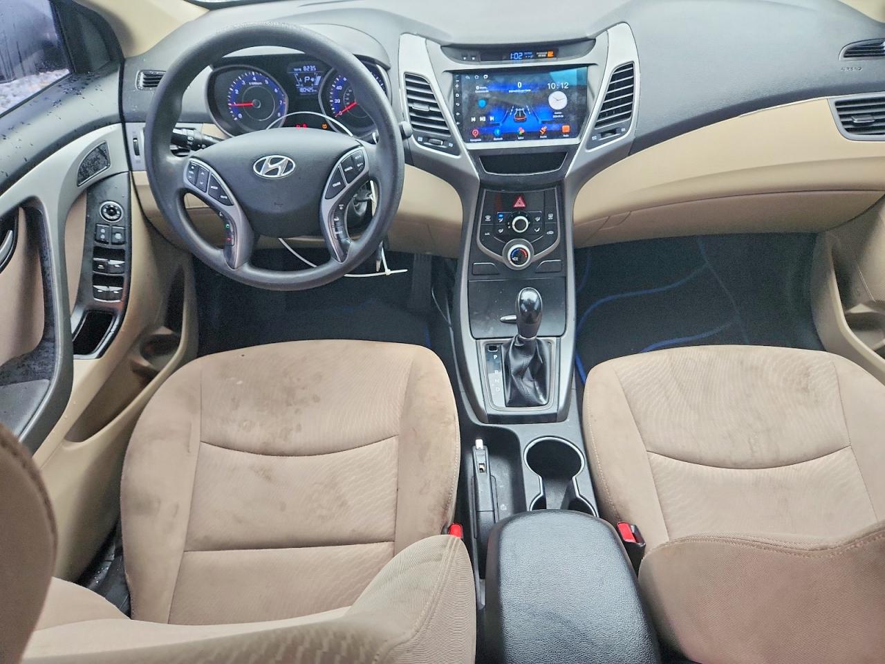 2015 Hyundai Elantra Se Black vin: KMHDH4AE0FU379445
