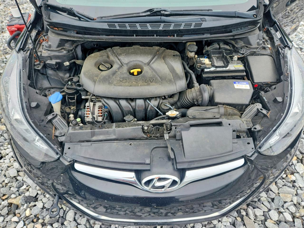 2015 Hyundai Elantra Se Black vin: KMHDH4AE0FU379445