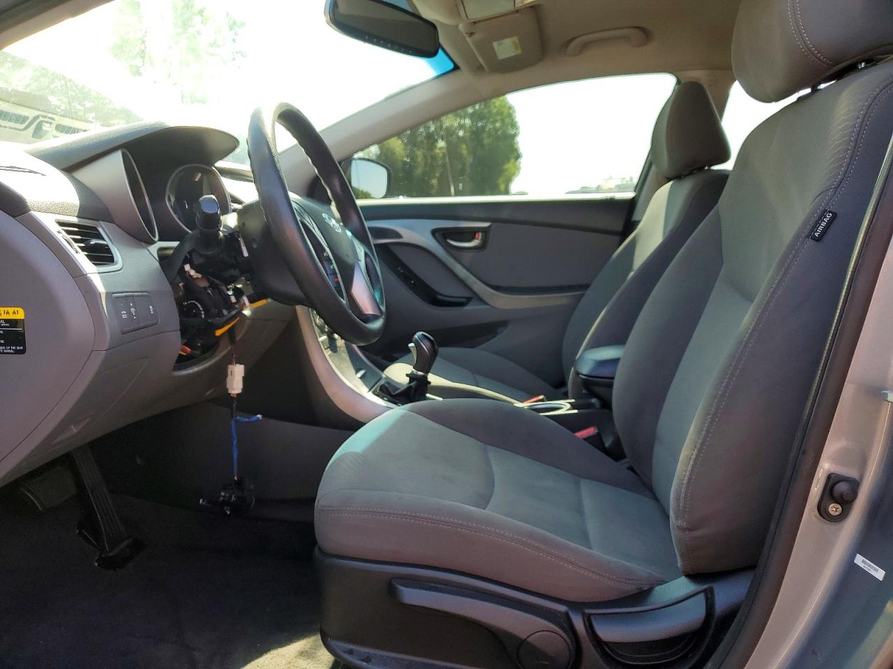 2015 Hyundai Elantra Se Gray vin: KMHDH4AE0FU387934