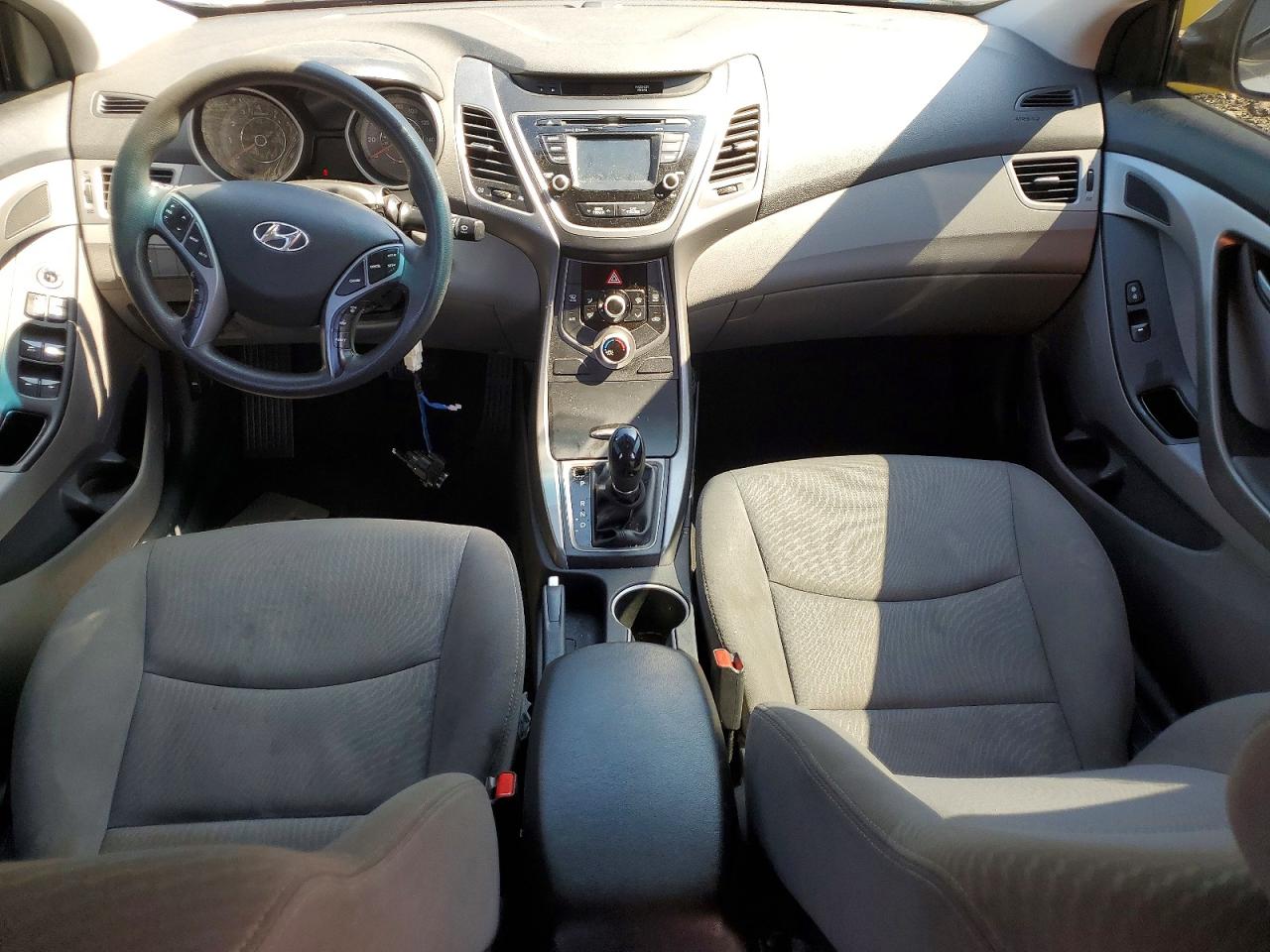 2015 Hyundai Elantra Se Gray vin: KMHDH4AE0FU387934