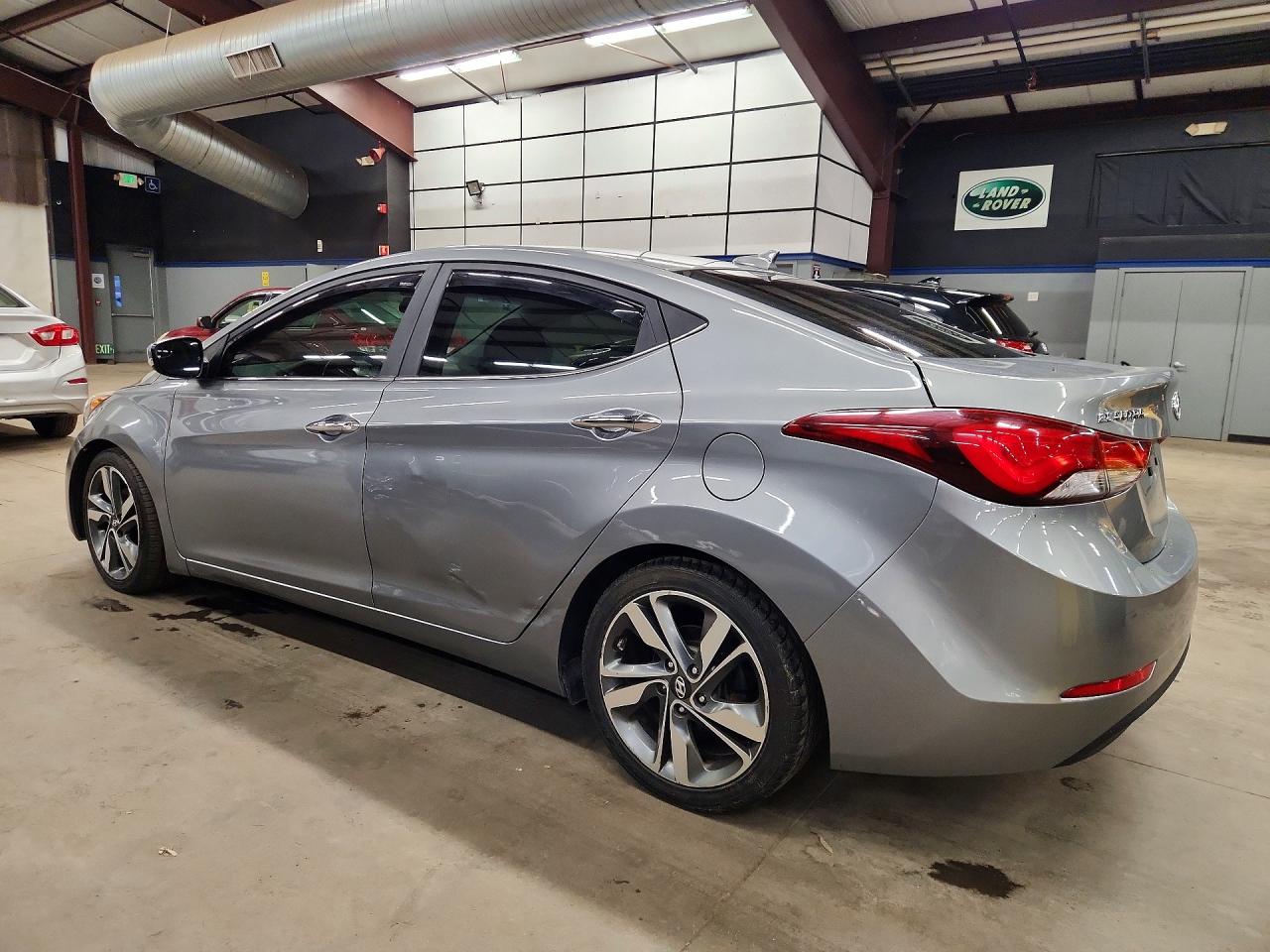 2015 Hyundai Elantra Limited Gray vin: KMHDH4AE0FU390252