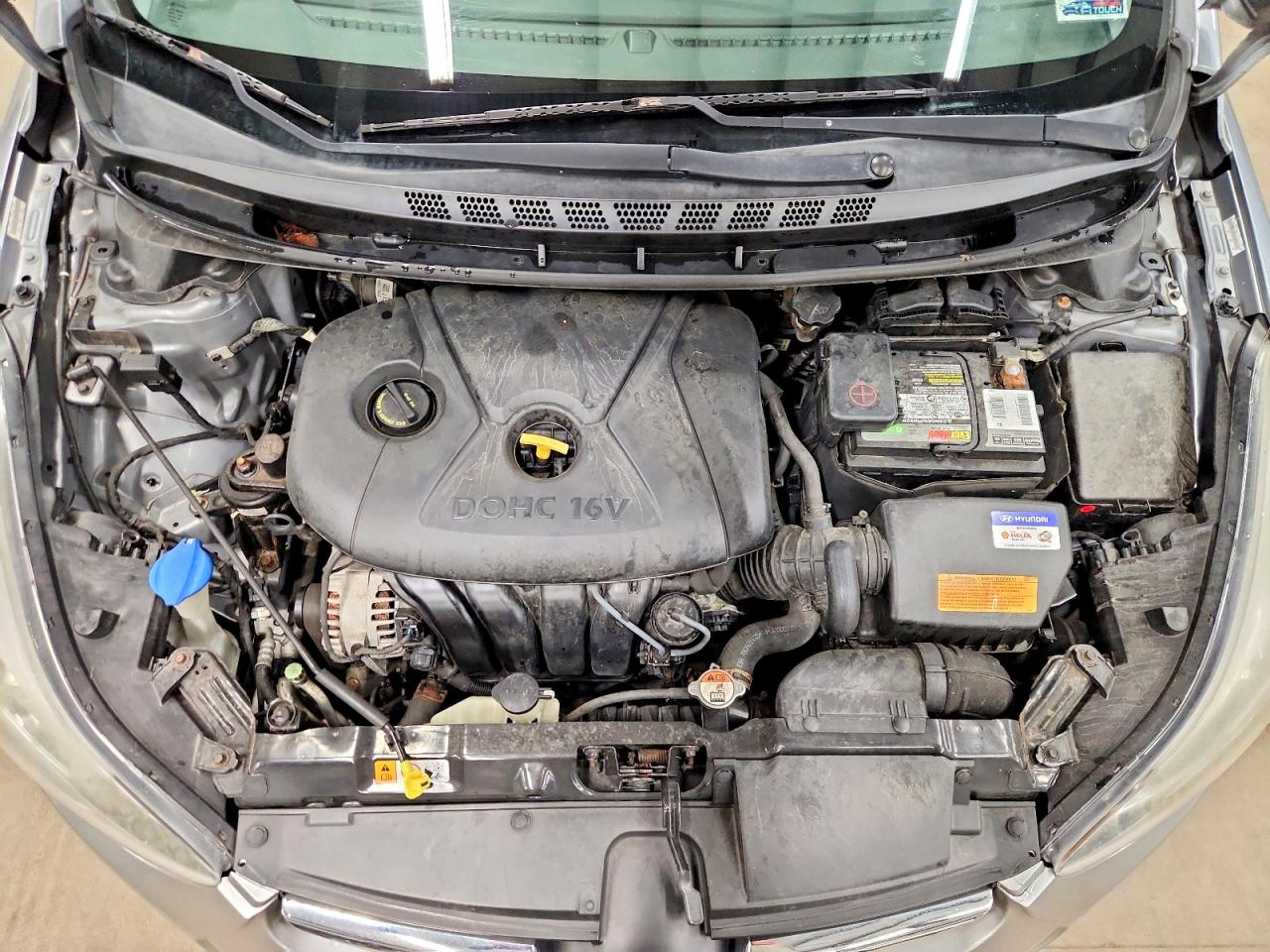 2015 Hyundai Elantra Limited Gray vin: KMHDH4AE0FU390252