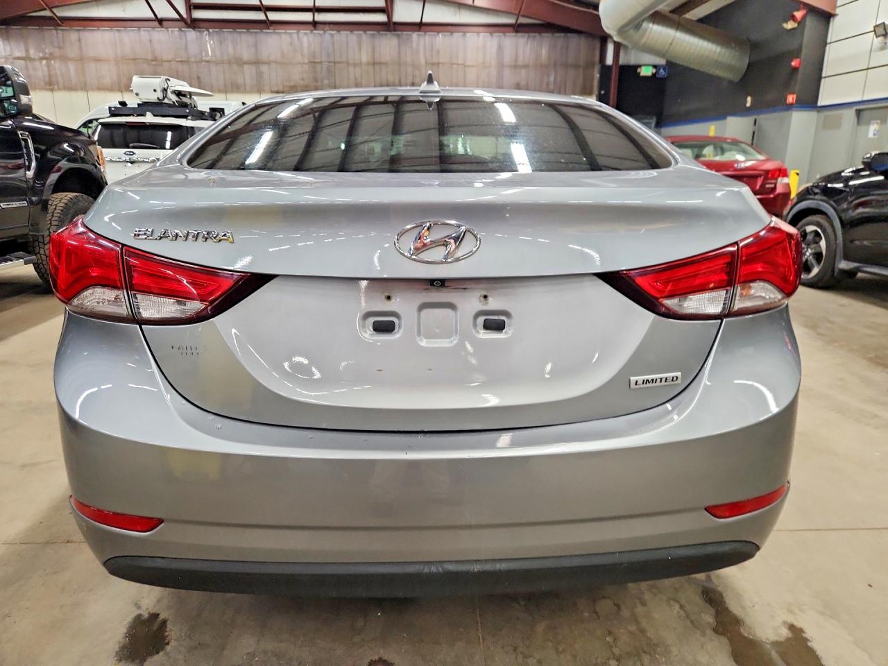 2015 Hyundai Elantra Limited Gray vin: KMHDH4AE0FU390252
