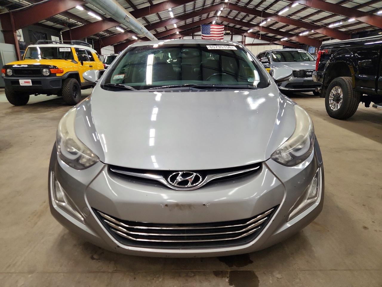 2015 Hyundai Elantra Limited Gray vin: KMHDH4AE0FU390252