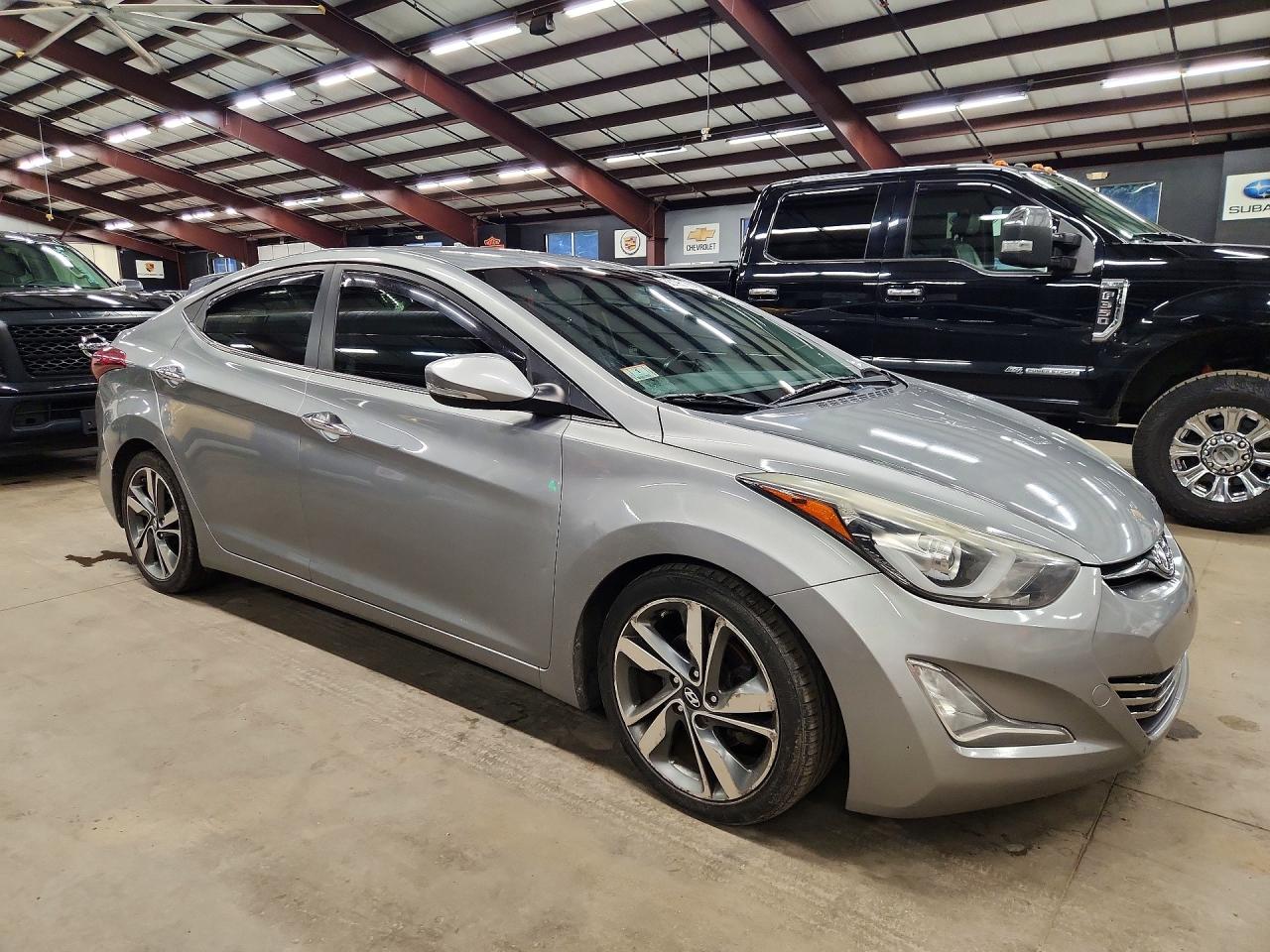 2015 Hyundai Elantra Limited Gray vin: KMHDH4AE0FU390252