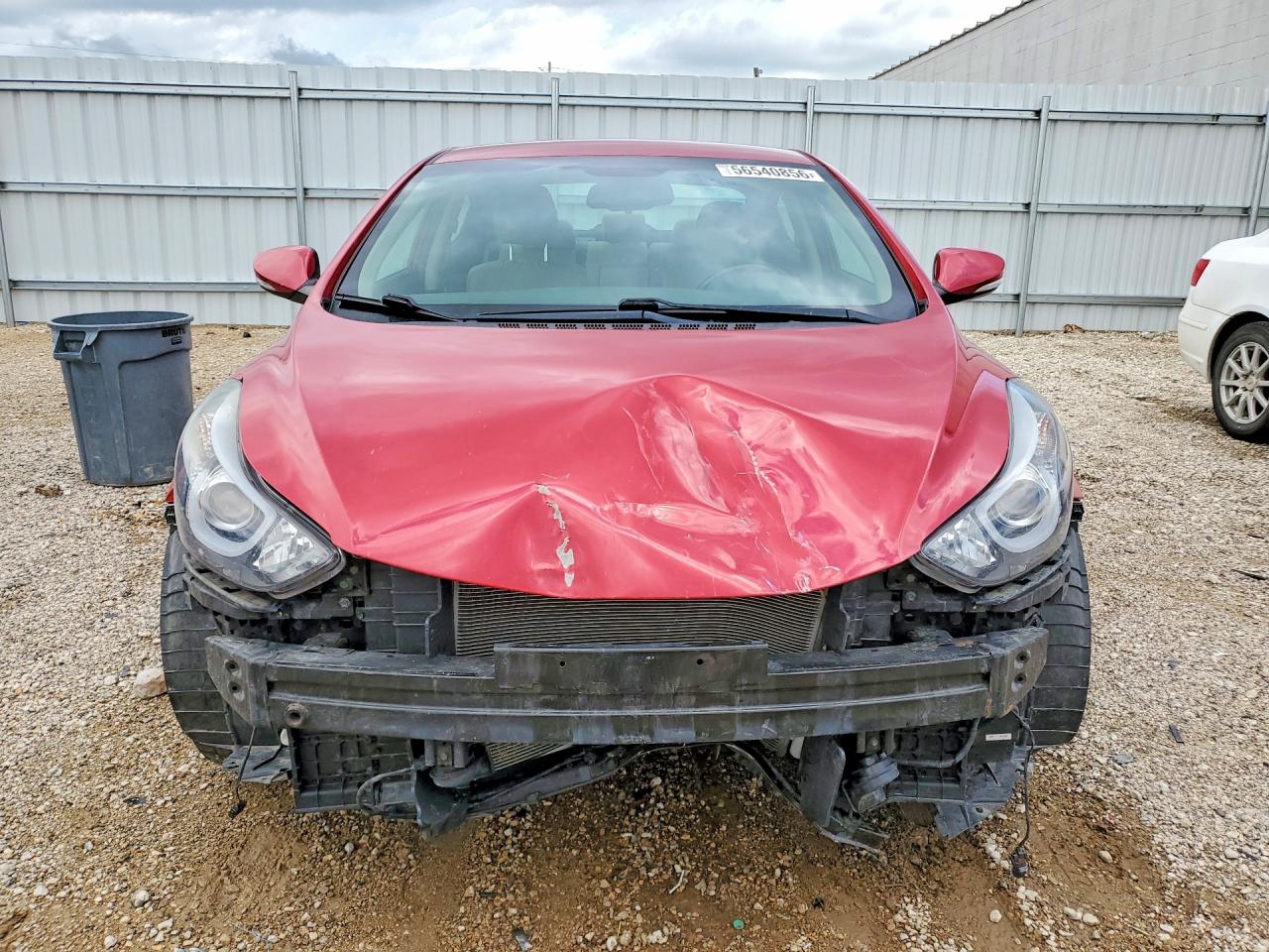 2015 Hyundai Elantra Limited Red vin: KMHDH4AE0FU393703