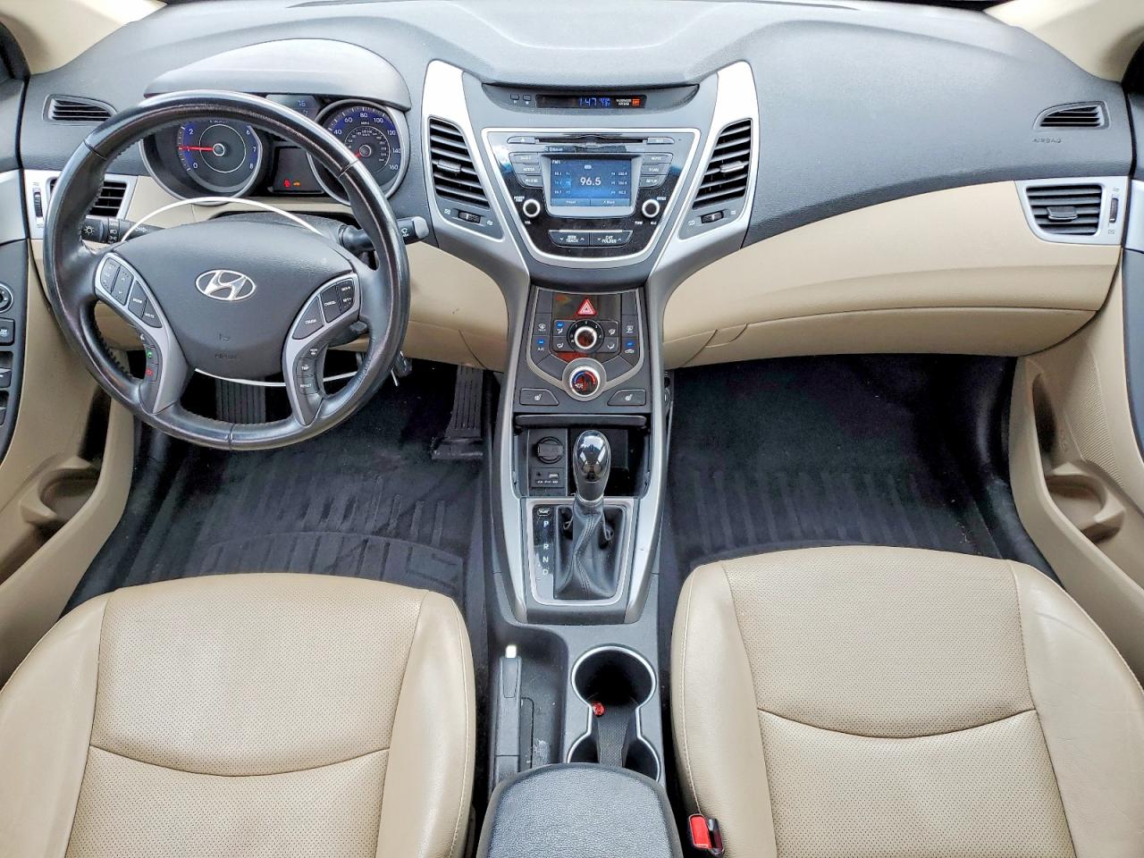 2015 Hyundai Elantra Limited Red vin: KMHDH4AE0FU393703