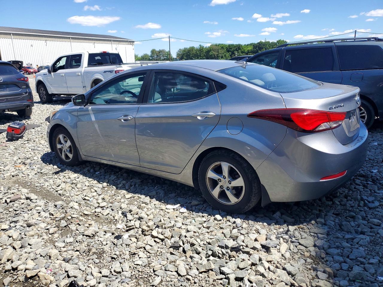 2015 Hyundai Elantra Se Silver vin: KMHDH4AE0FU443239