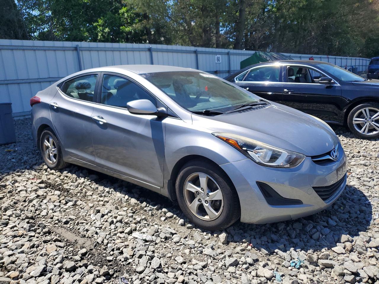 2015 Hyundai Elantra Se Silver vin: KMHDH4AE0FU443239