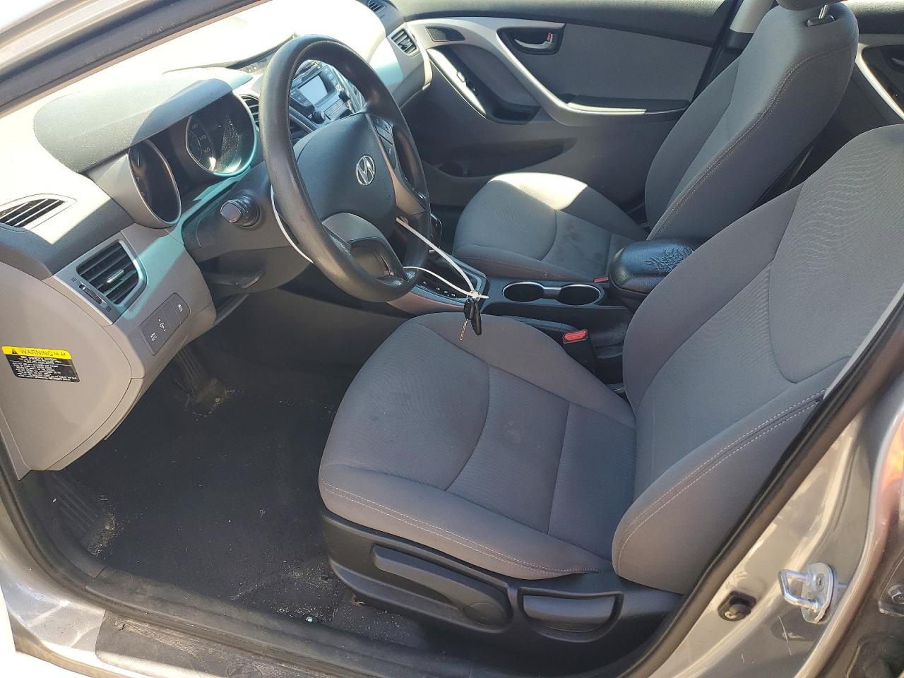 2015 Hyundai Elantra Se Silver vin: KMHDH4AE0FU443239