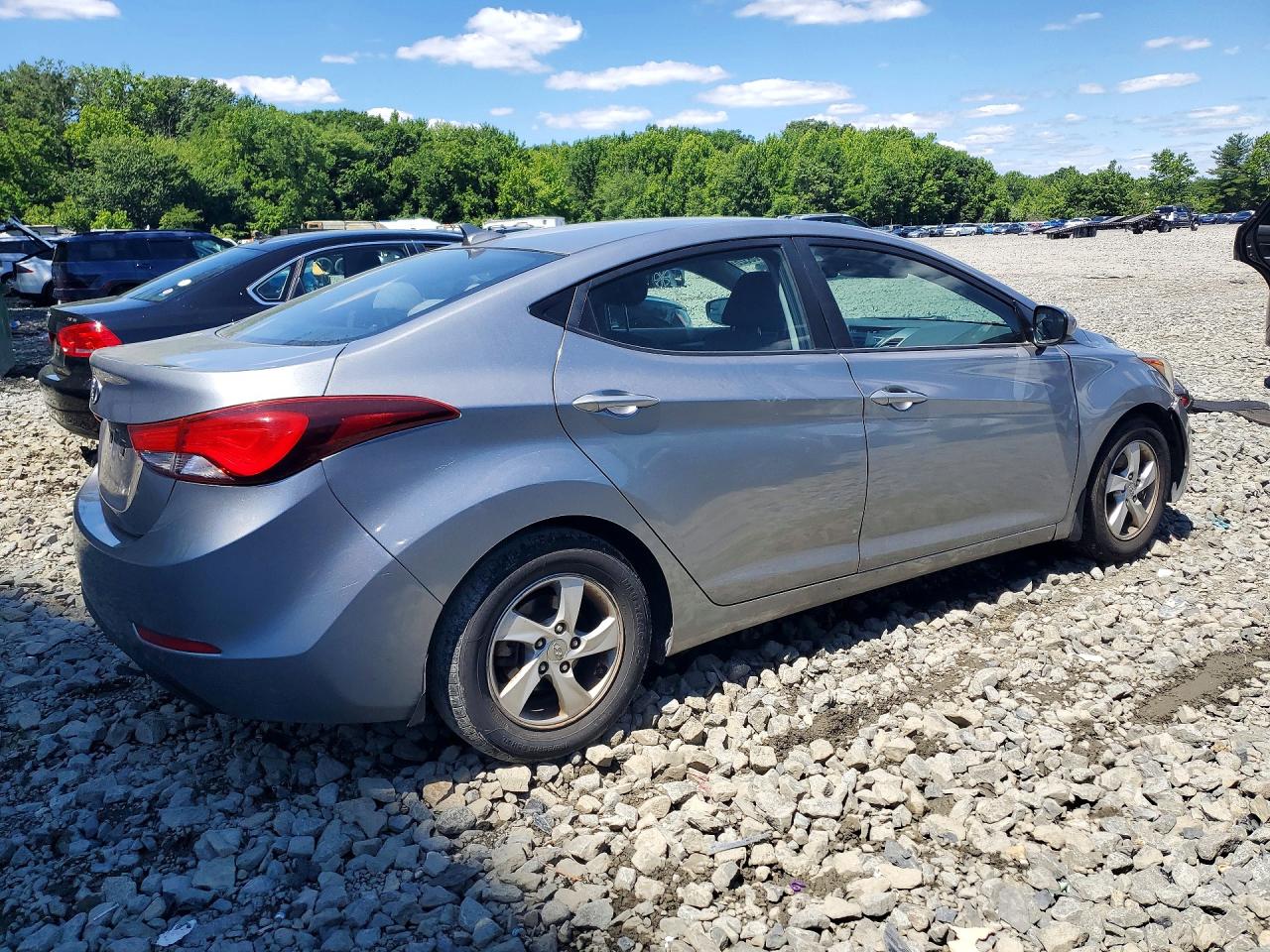 2015 Hyundai Elantra Se Silver vin: KMHDH4AE0FU443239