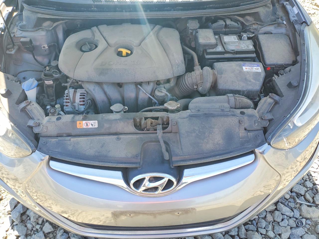2015 Hyundai Elantra Se Silver vin: KMHDH4AE0FU443239